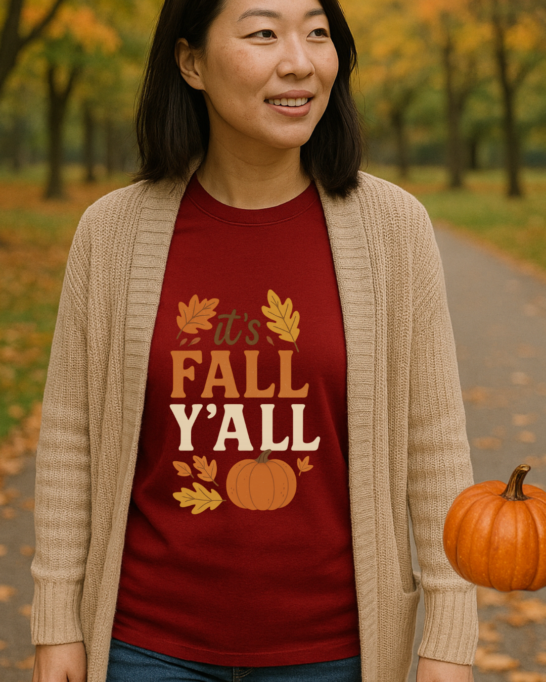 Fall Gnome Shirt | Gildan 5000 Unisex Tee | Autumn Leaves Graphic | Cozy Fall Vibes | Free Shipping