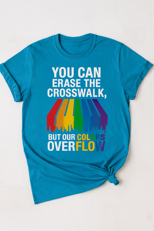 Rainbow Pride T-Shirt, Celebrate Equality, LGBTQ+ Apparel, Softstyle Tee, Colorful Graphic Shirt, Pride Month Gift
