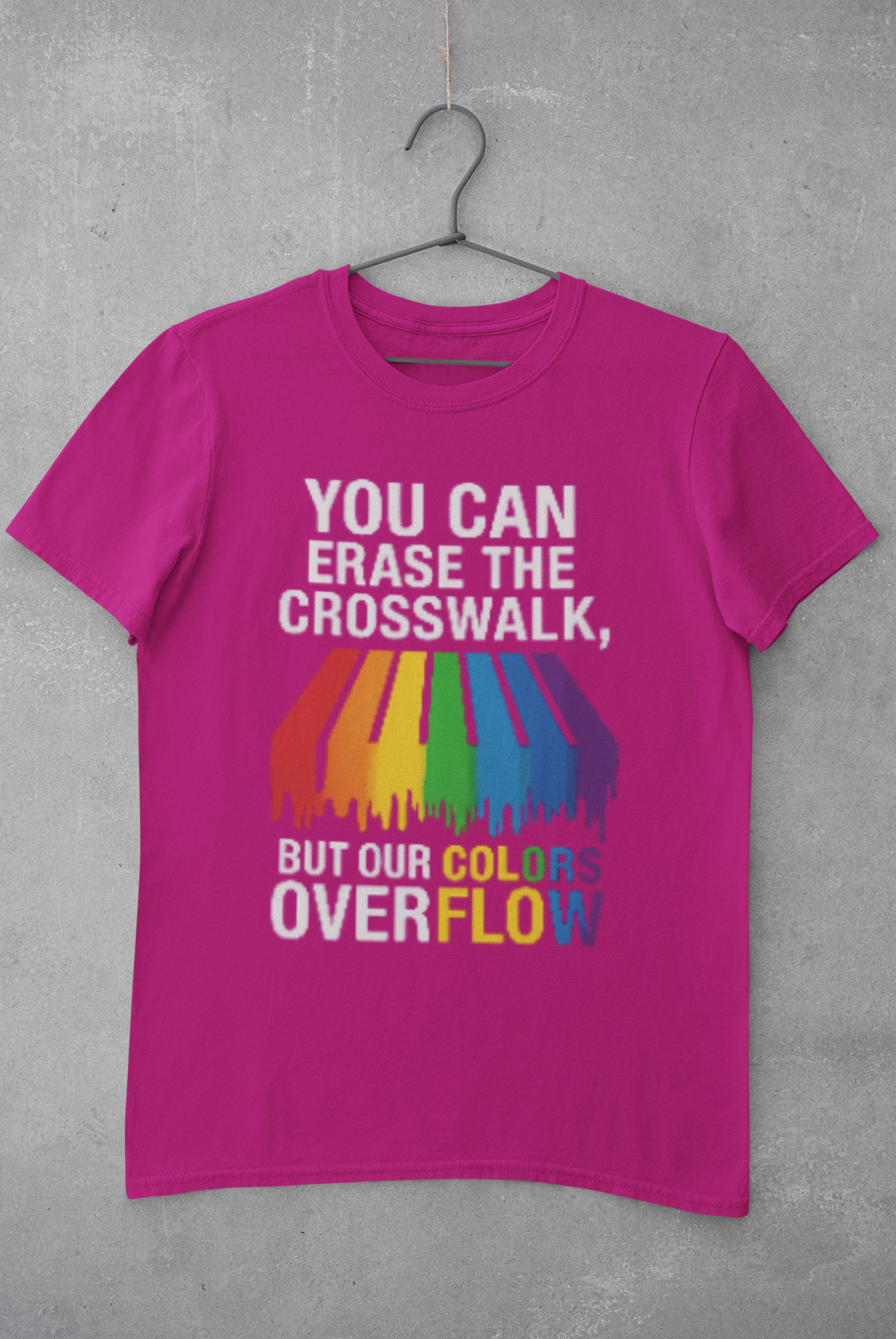 Rainbow Pride T-Shirt, Celebrate Equality, LGBTQ+ Apparel, Softstyle Tee, Colorful Graphic Shirt, Pride Month Gift