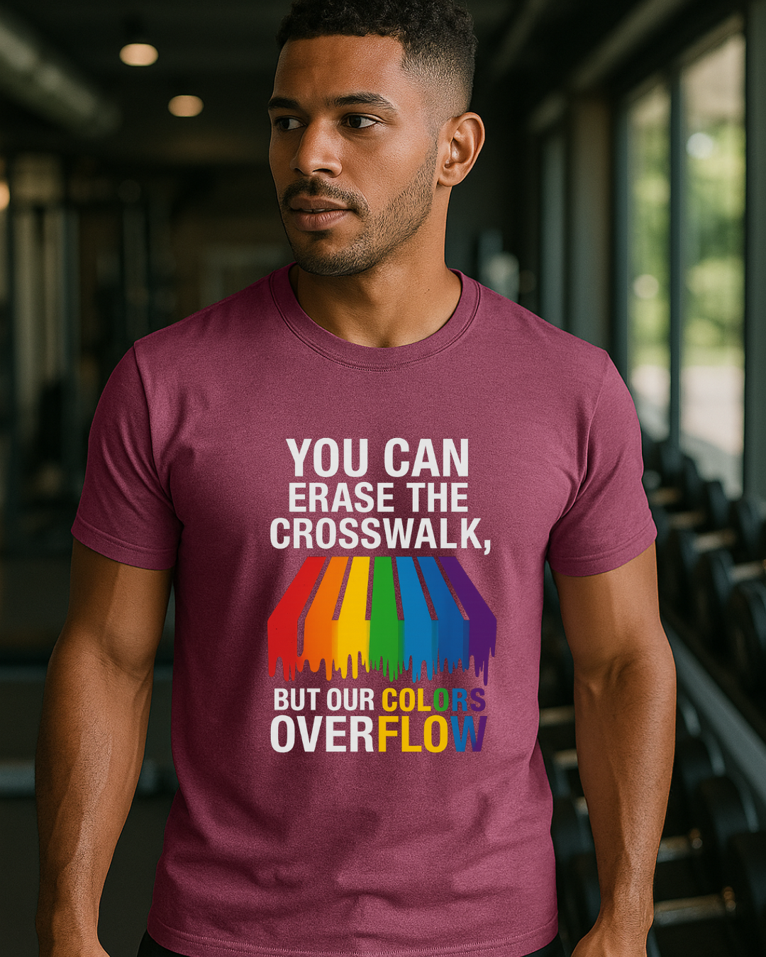 Rainbow Pride T-Shirt, Celebrate Equality, LGBTQ+ Apparel, Softstyle Tee, Colorful Graphic Shirt, Pride Month Gift