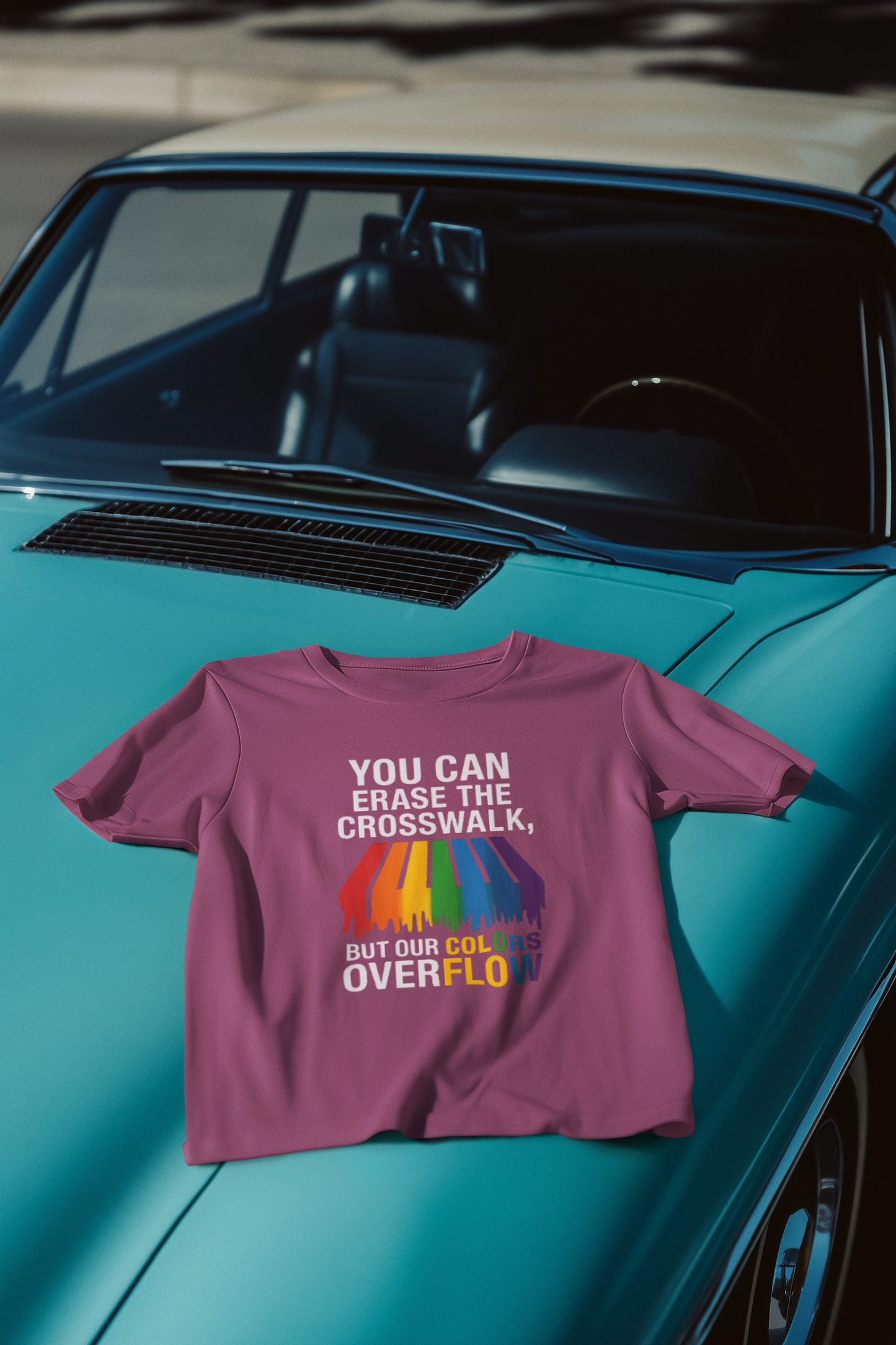 Rainbow Pride T-Shirt, Celebrate Equality, LGBTQ+ Apparel, Softstyle Tee, Colorful Graphic Shirt, Pride Month Gift