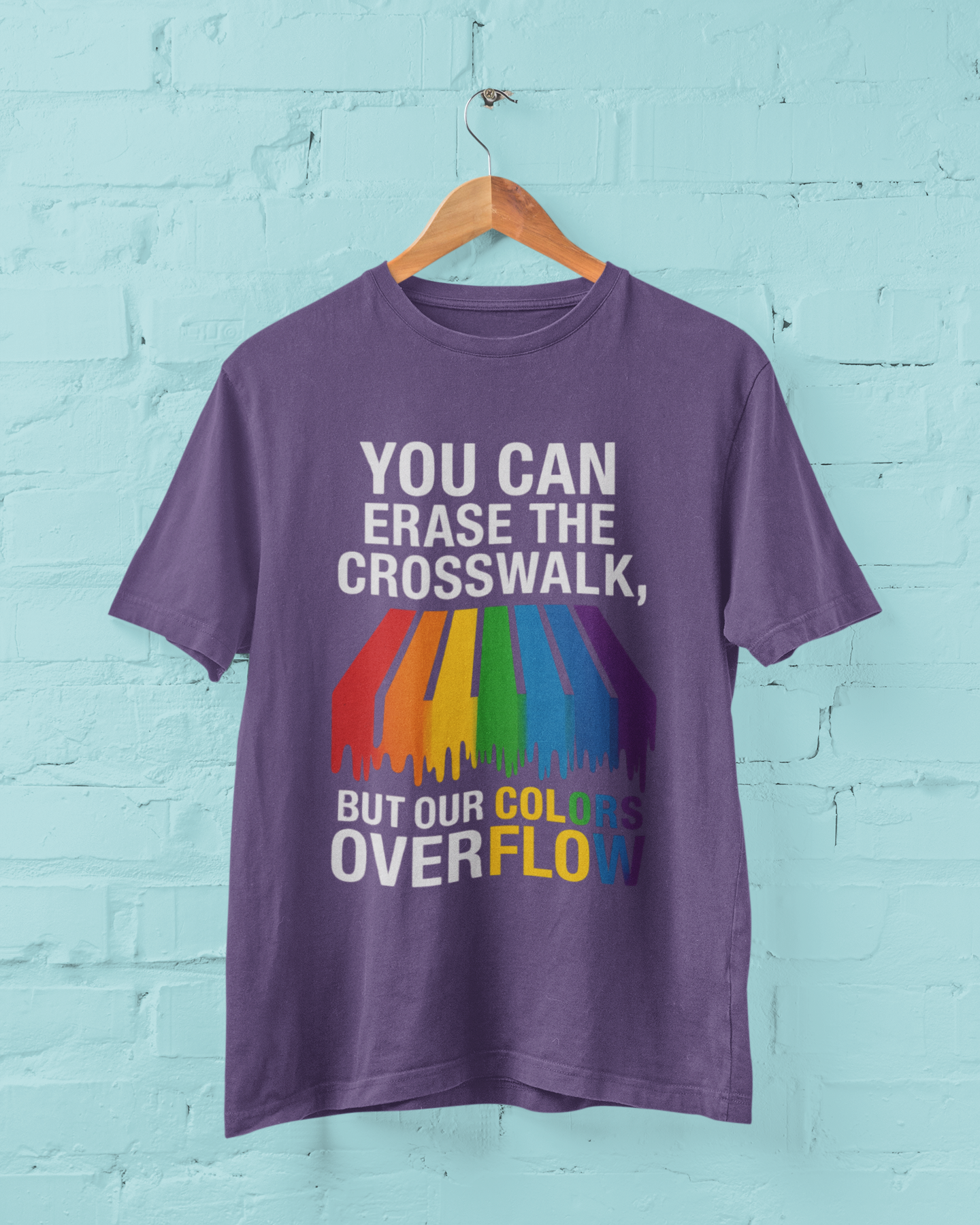 Rainbow Pride T-Shirt, Celebrate Equality, LGBTQ+ Apparel, Softstyle Tee, Colorful Graphic Shirt, Pride Month Gift