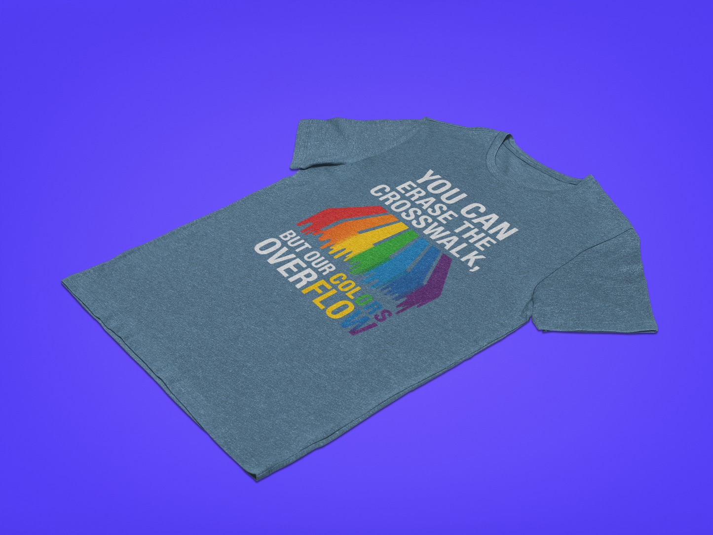 Rainbow Pride T-Shirt, Celebrate Equality, LGBTQ+ Apparel, Softstyle Tee, Colorful Graphic Shirt, Pride Month Gift