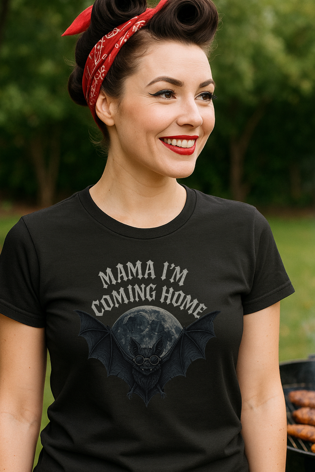 Ozzy Tribute Tee | Mama Im Coming Home Bat Shirt | Gothic Rock Memorial | Gildan 6400