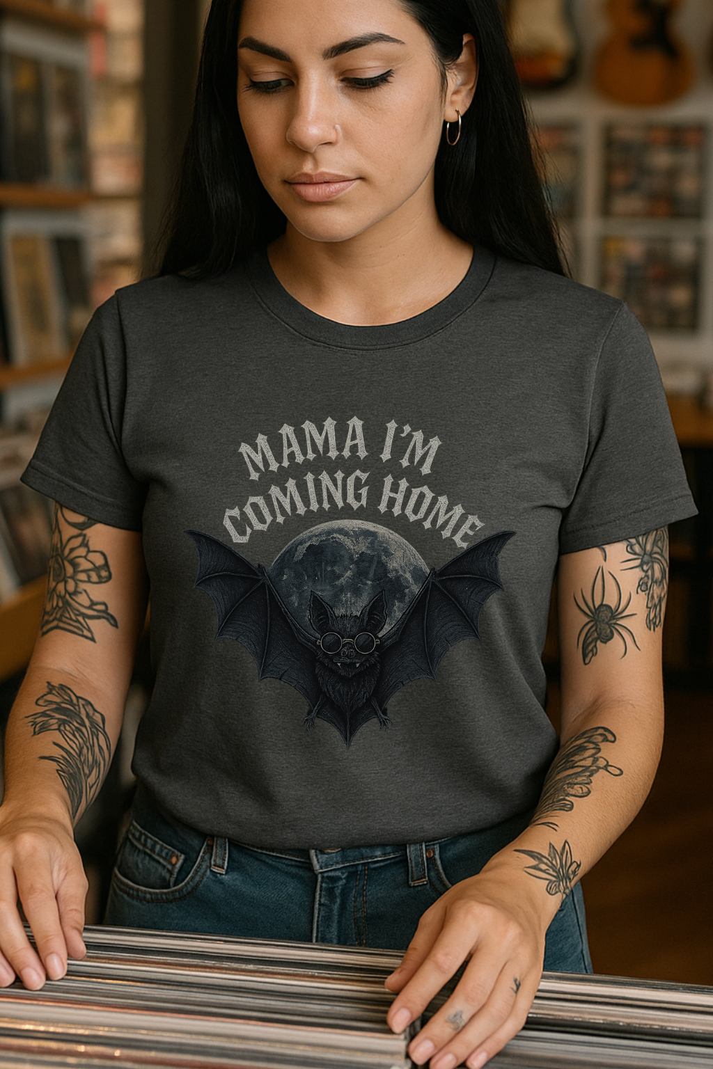 Ozzy Tribute Tee | Mama Im Coming Home Bat Shirt | Gothic Rock Memorial | Gildan 6400