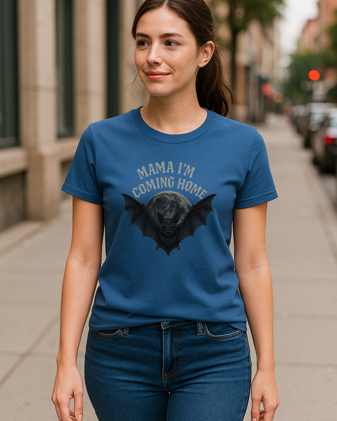 Ozzy Tribute Tee | Mama Im Coming Home Bat Shirt | Gothic Rock Memorial | Gildan 6400