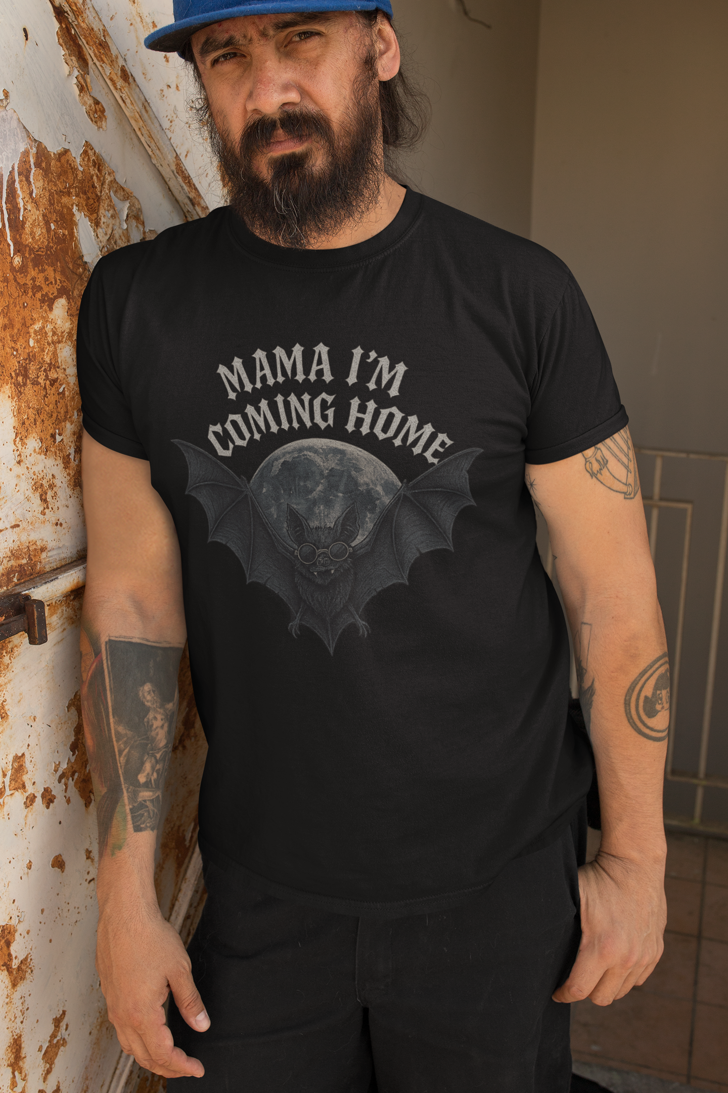 Ozzy Tribute Tee | Mama Im Coming Home Bat Shirt | Gothic Rock Memorial | Gildan 6400