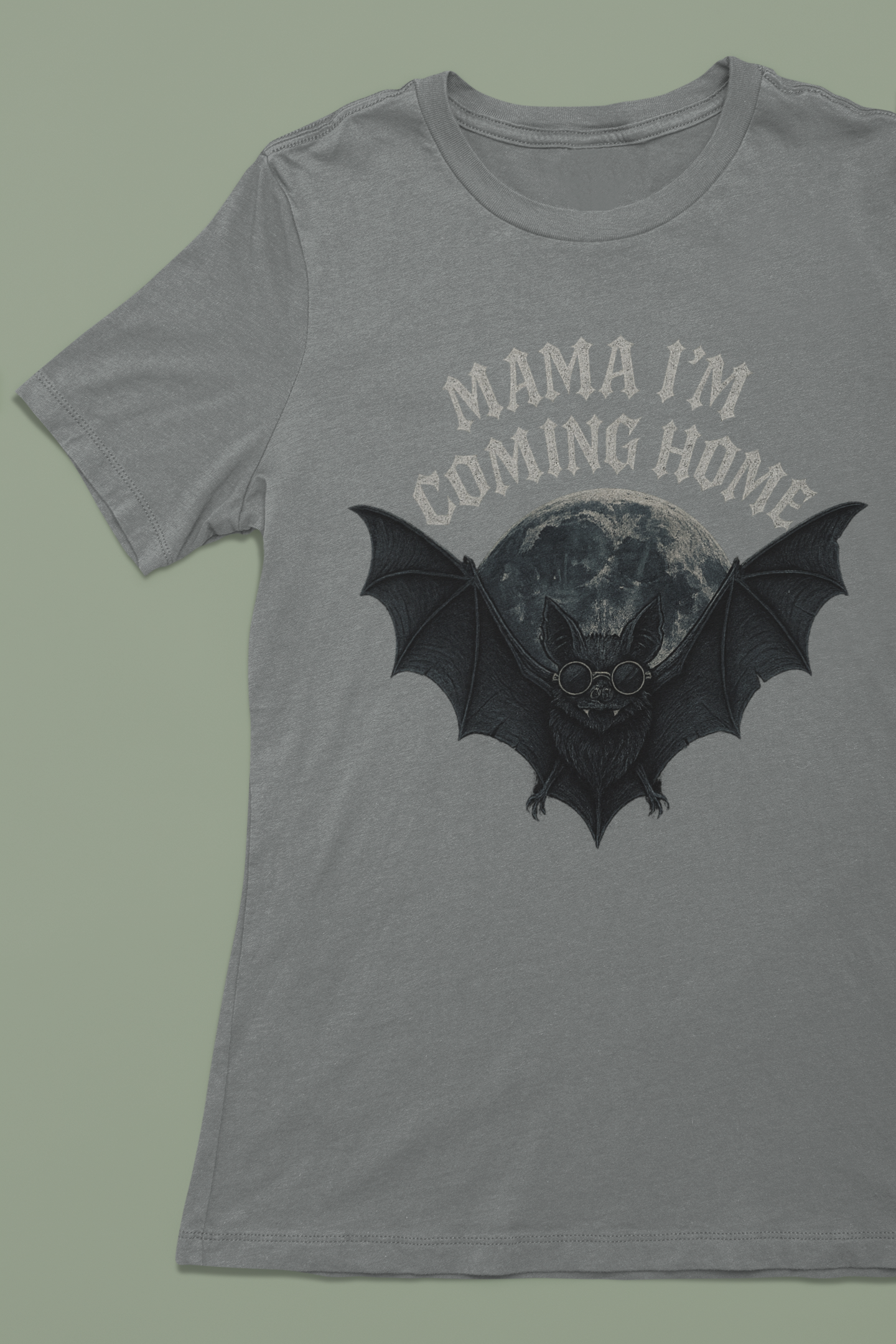 Ozzy Tribute Tee | Mama Im Coming Home Bat Shirt | Gothic Rock Memorial | Gildan 6400