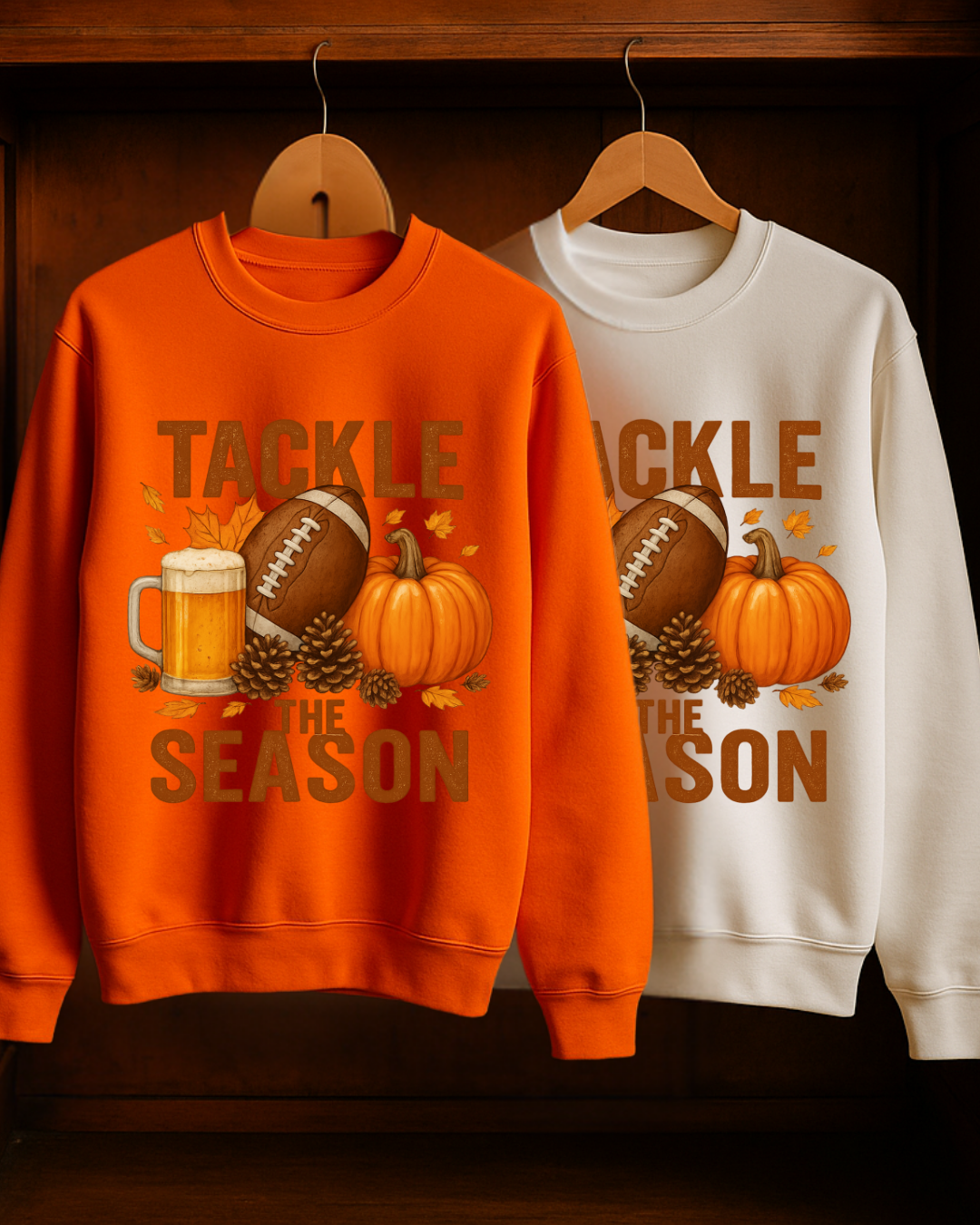 Tackle the Season Football Sweatshirt | Gildan 18000 | Free Shipping