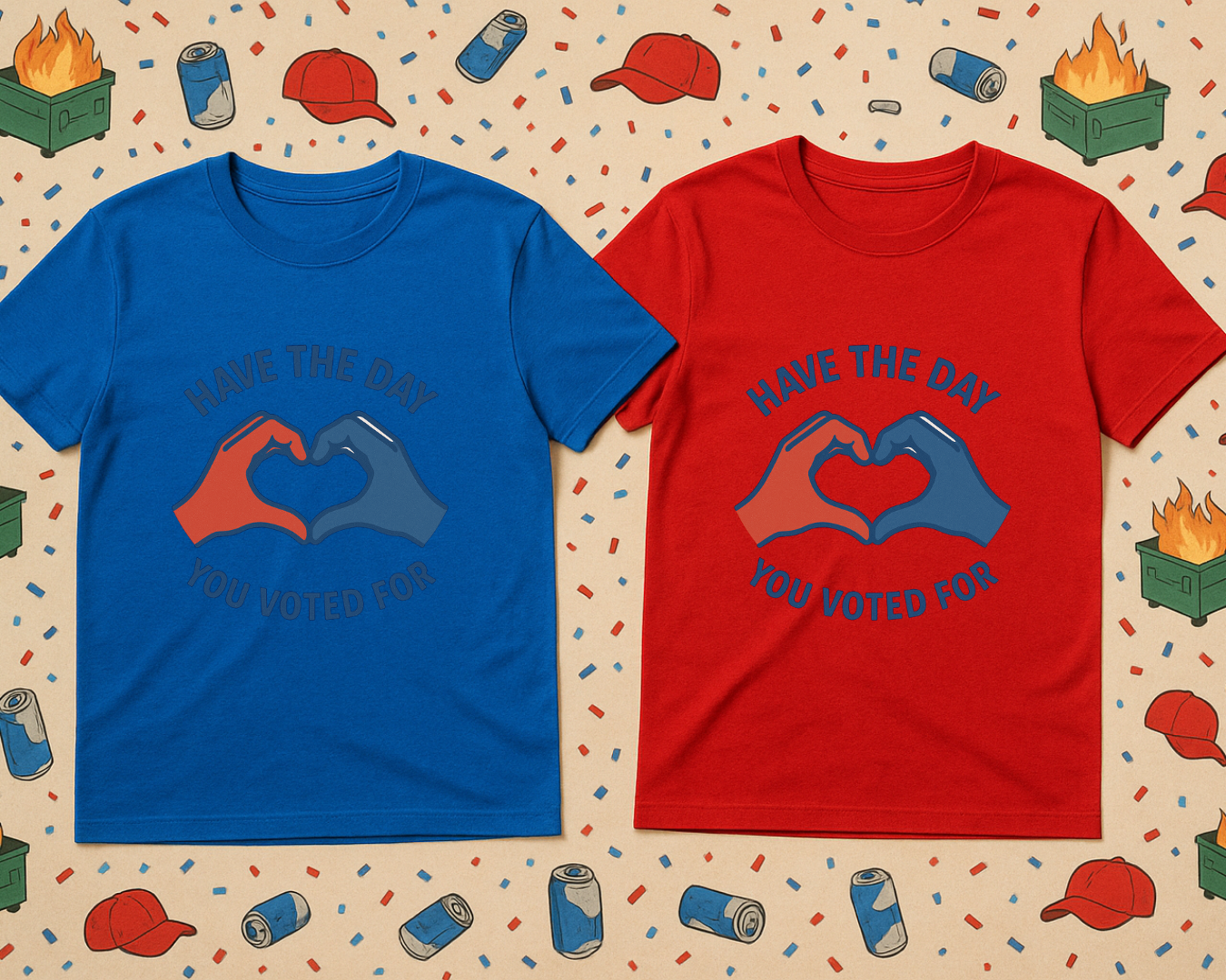 Have The Day You Voted For T-Shirt – Funny Political Graphic Tee | Gildan 64000 Unisex | Sarcastic Election Shirt