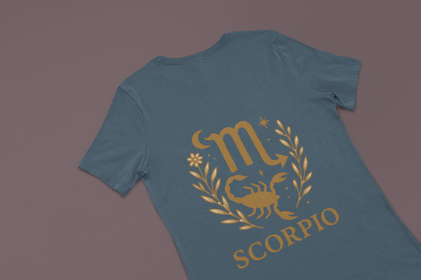 Scorpio Zodiac Graphic Tee | Black Gildan 64000 Unisex T-Shirt