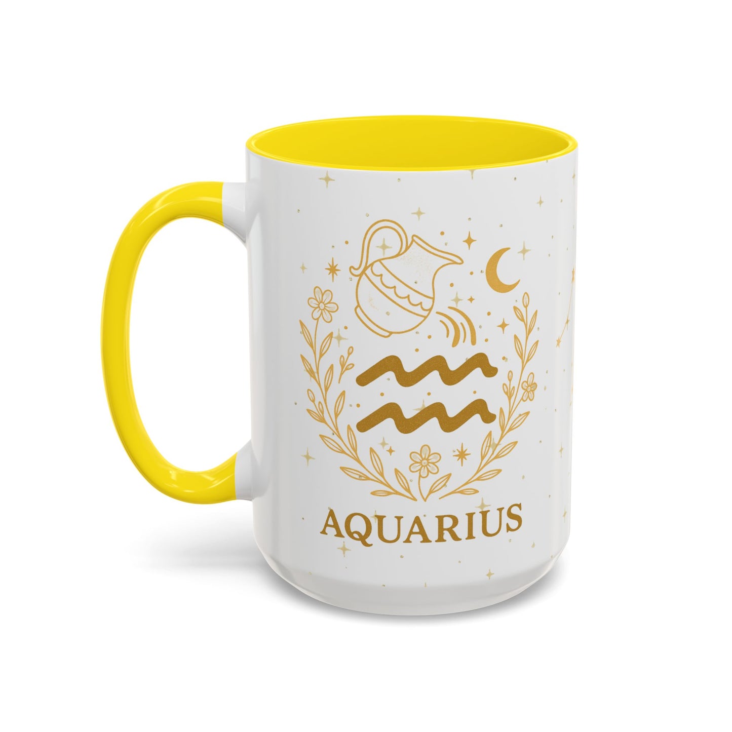 Aquarius Zodiac Mug – Astrology Coffee Mug, Celestial Aquarius Gift, Zodiac Accent Mug for Astrology Lovers