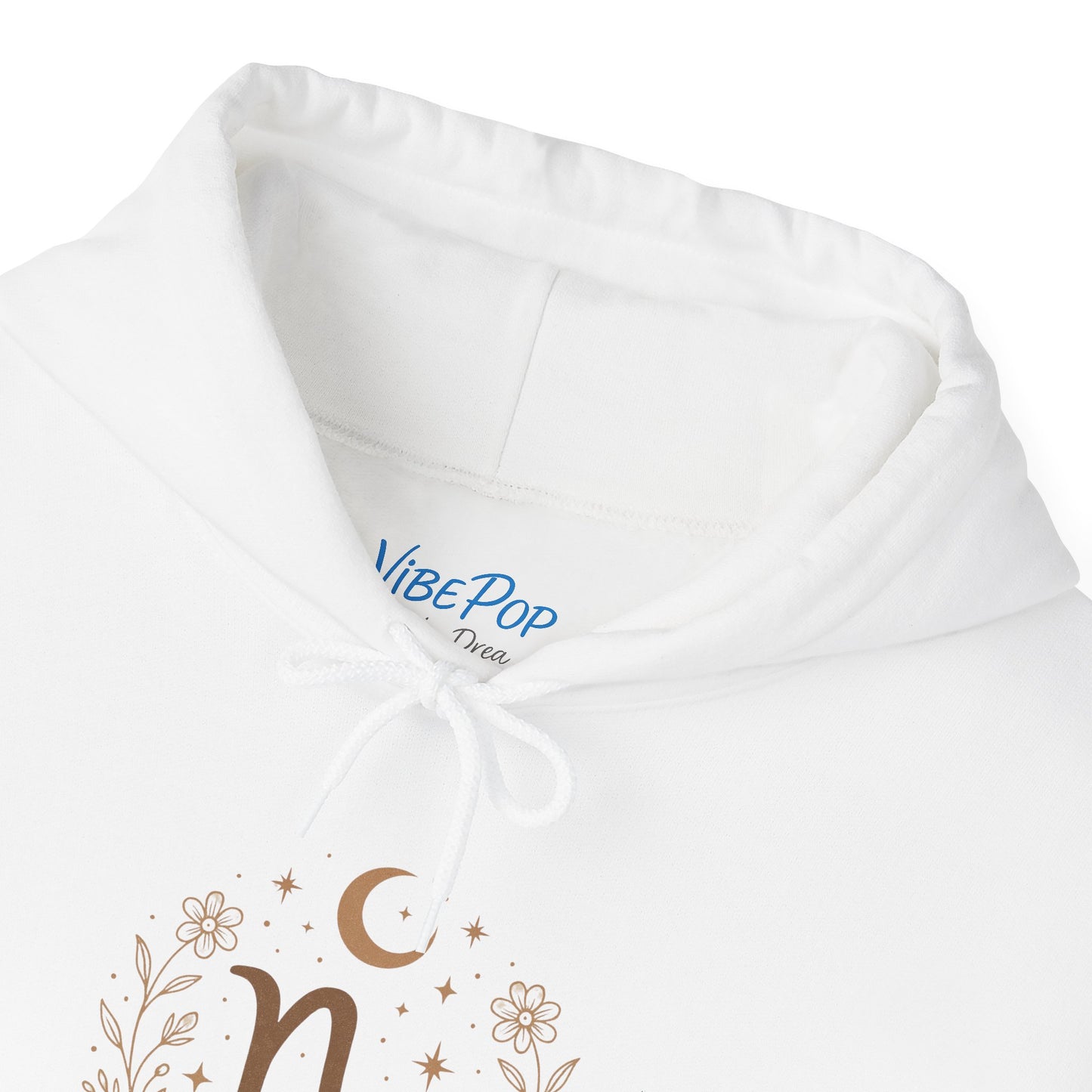 Capricorn Zodiac Hoodie – Celestial Botanical Astrology Pullover Sweatshirt | Gildan 18500 Unisex