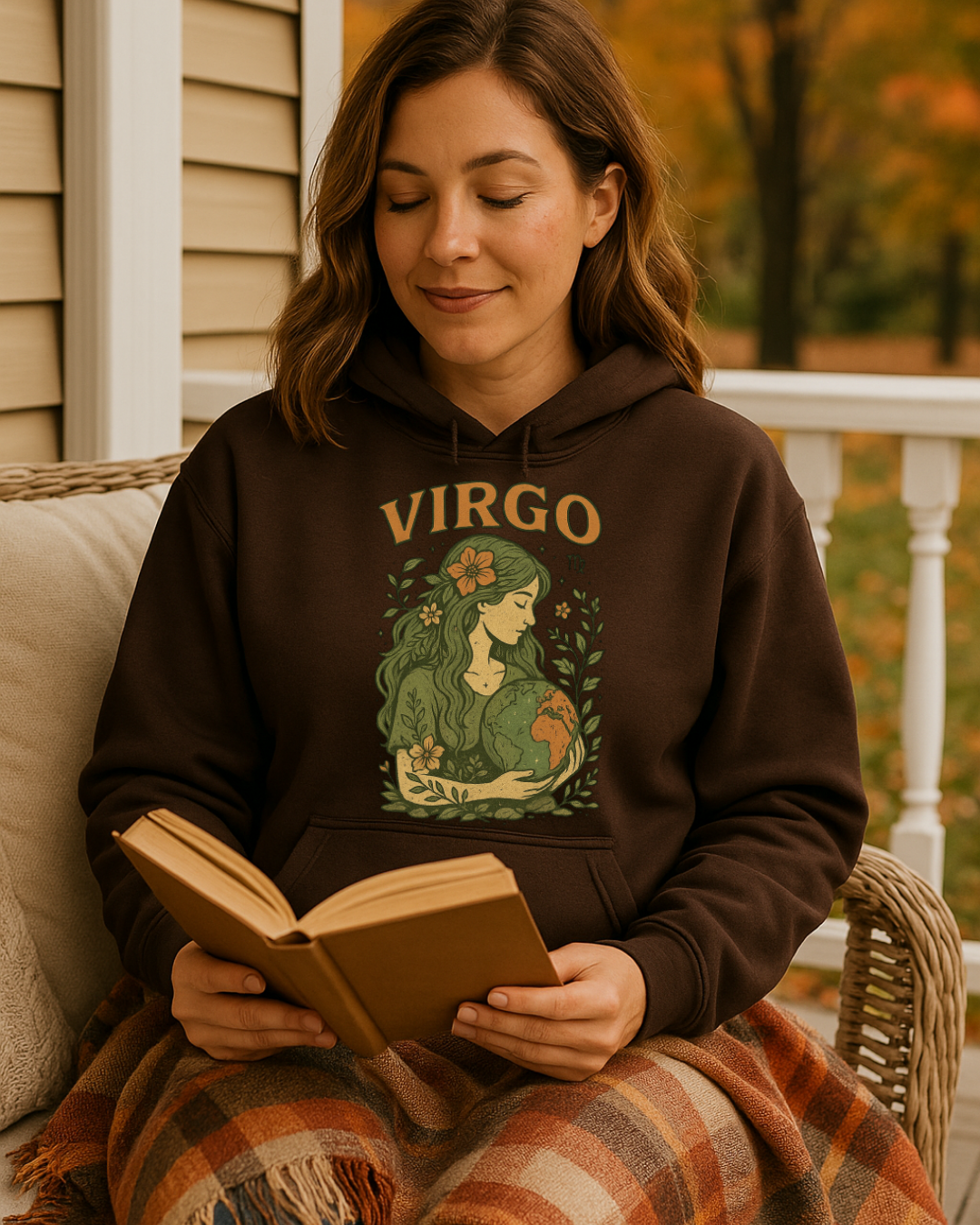 Virgo Earth Goddess Hoodie – Gildan 18500 Unisex Fleece (Free Shipping)