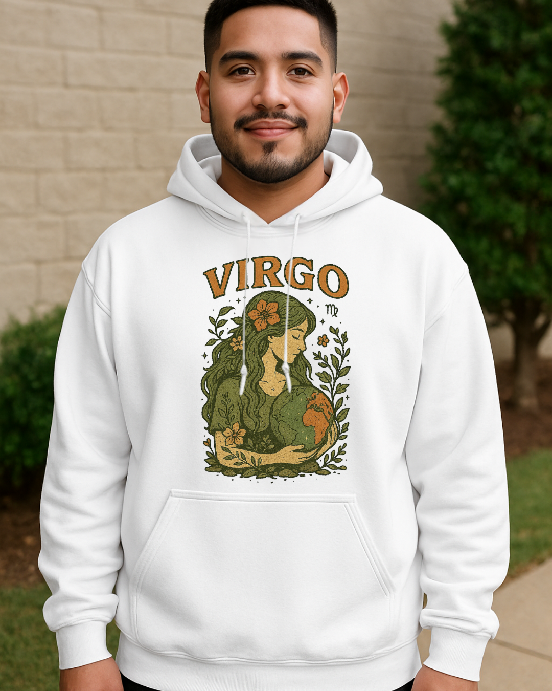 Virgo Earth Goddess Hoodie – Gildan 18500 Unisex Fleece (Free Shipping)