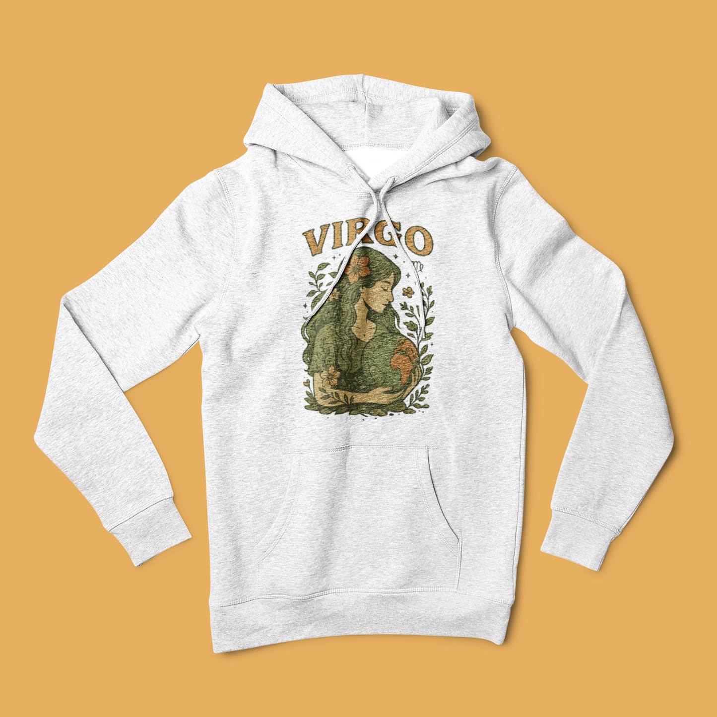 Virgo Earth Goddess Hoodie – Gildan 18500 Unisex Fleece (Free Shipping)