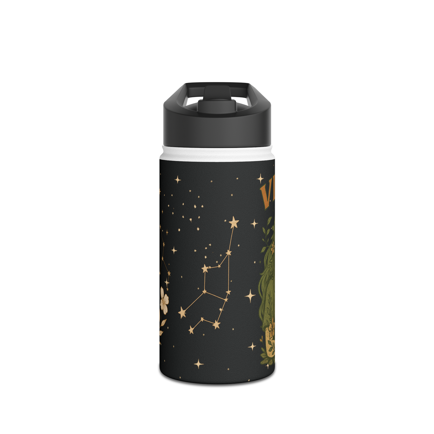 Virgo Insulated Water Bottle – Zodiac Stainless Steel Flask (12oz, 18oz, 32oz) | Free Shipping