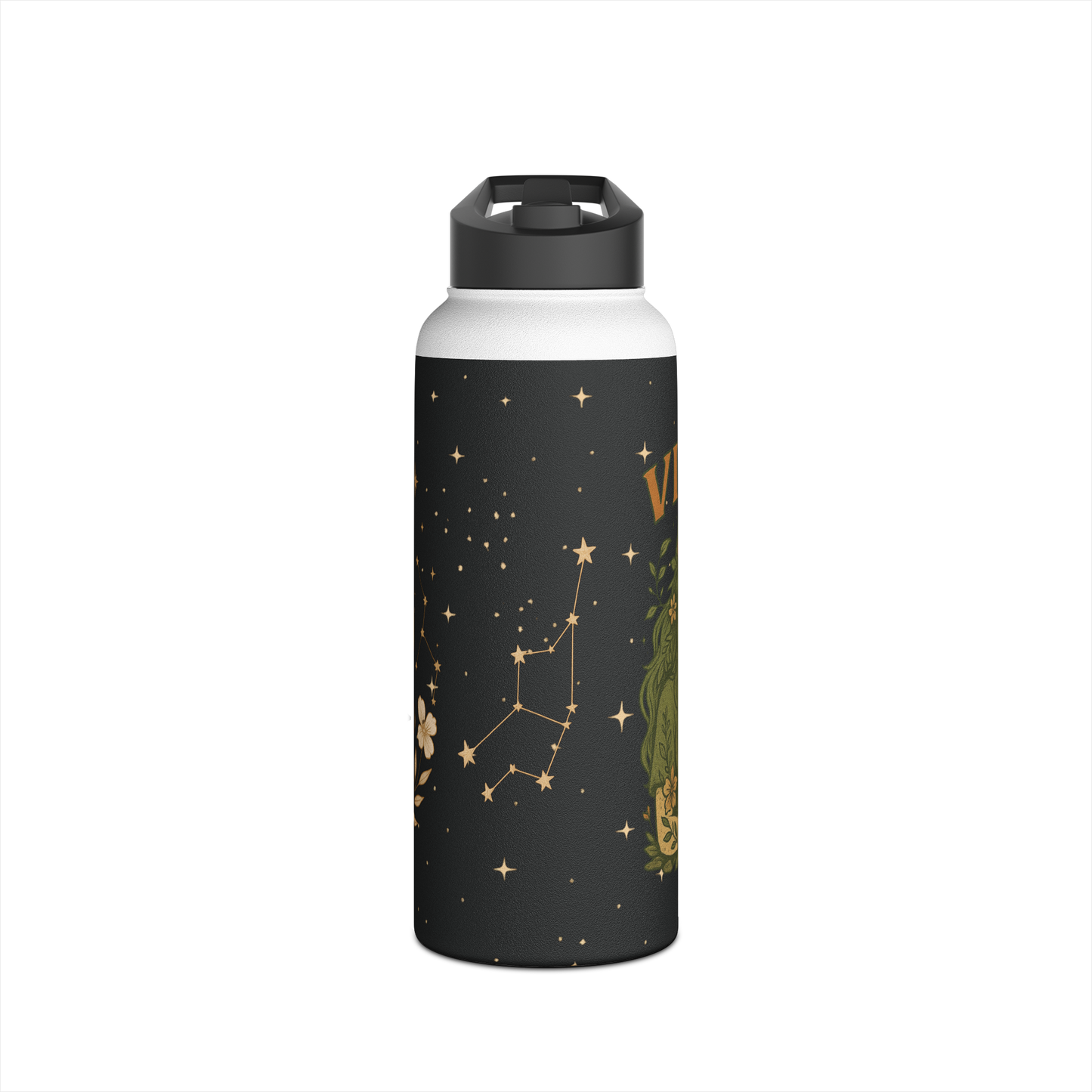 Virgo Insulated Water Bottle – Zodiac Stainless Steel Flask (12oz, 18oz, 32oz) | Free Shipping