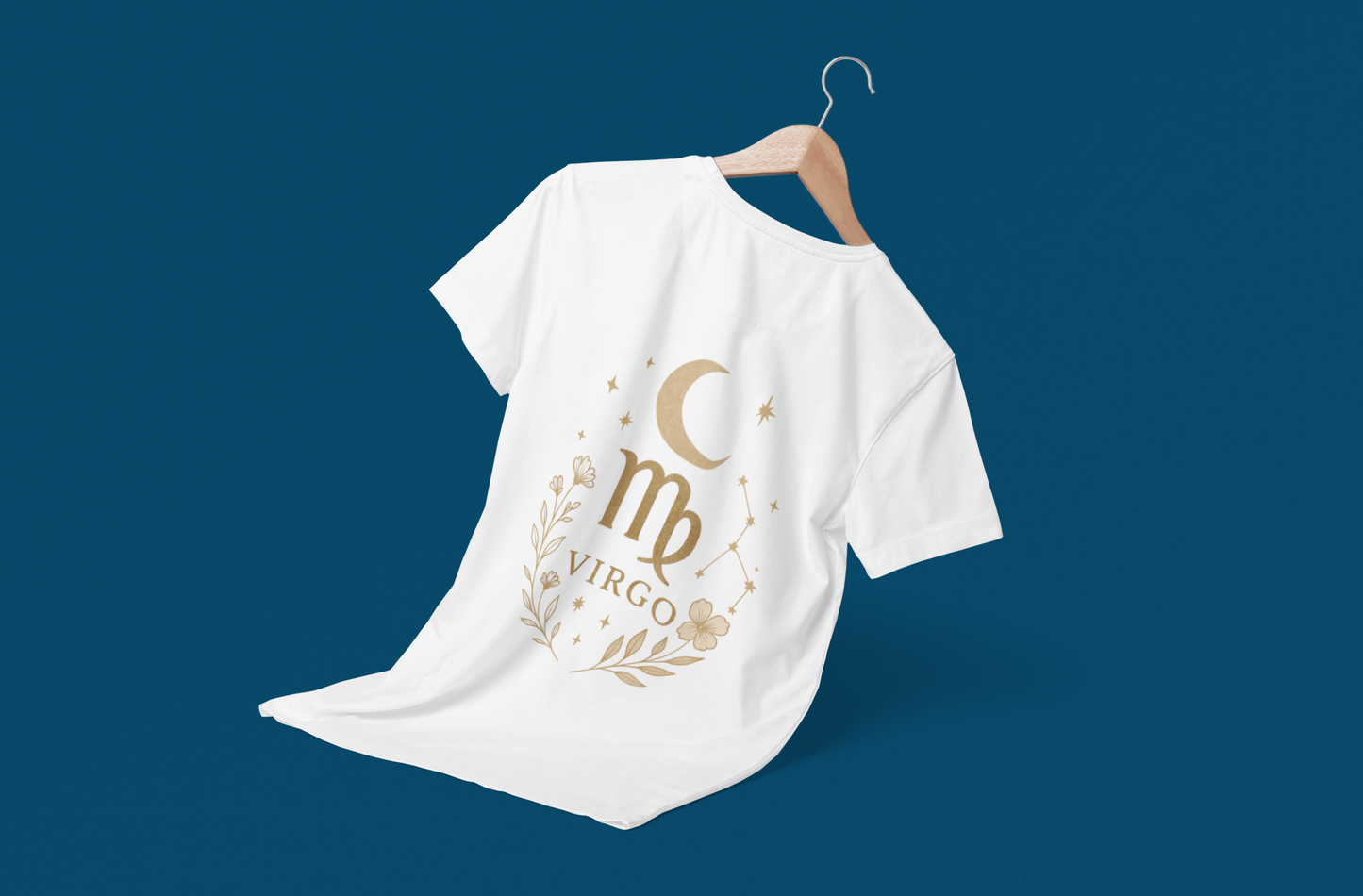 Virgo Minimal Gold Tee – Gildan 64000 Unisex