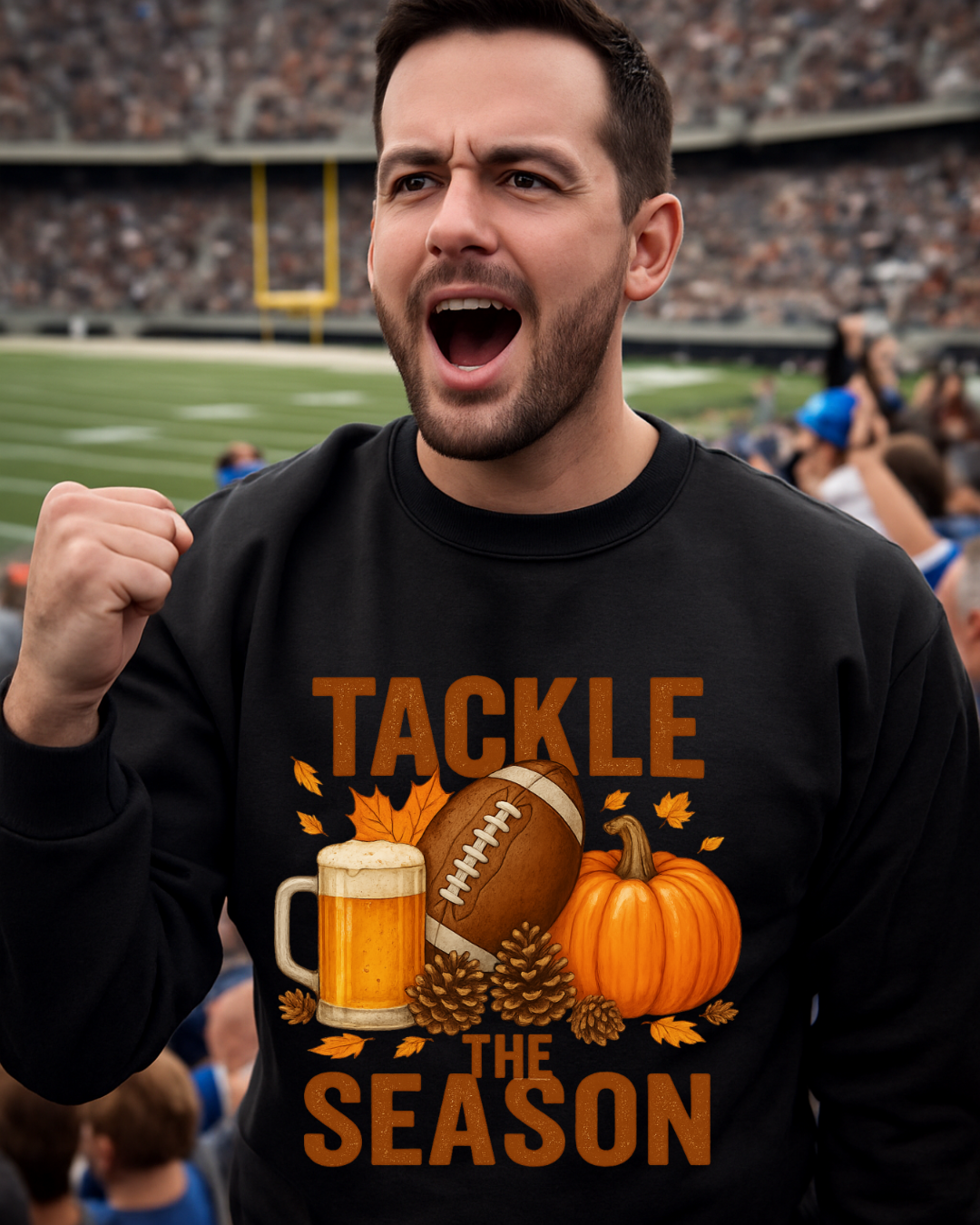 Tackle the Season Football Sweatshirt | Gildan 18000 | Free Shipping