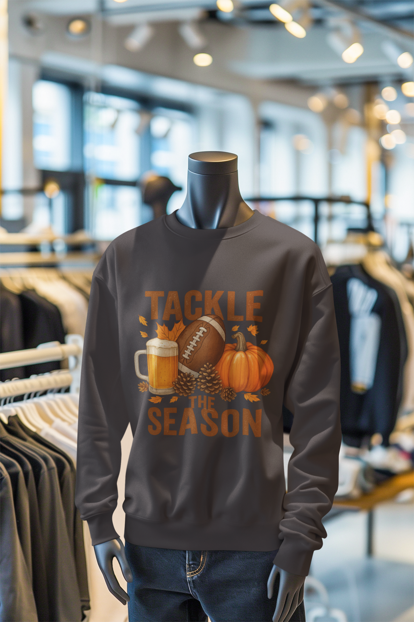Tackle the Season Football Sweatshirt | Gildan 18000 | Free Shipping