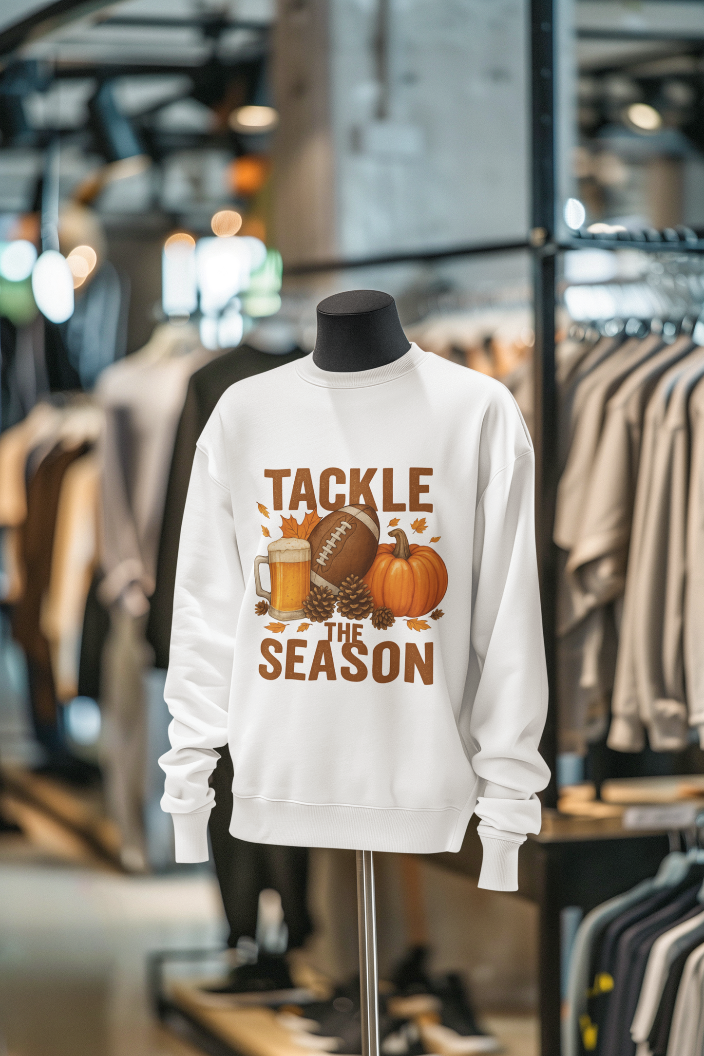 Tackle the Season Football Sweatshirt | Gildan 18000 | Free Shipping