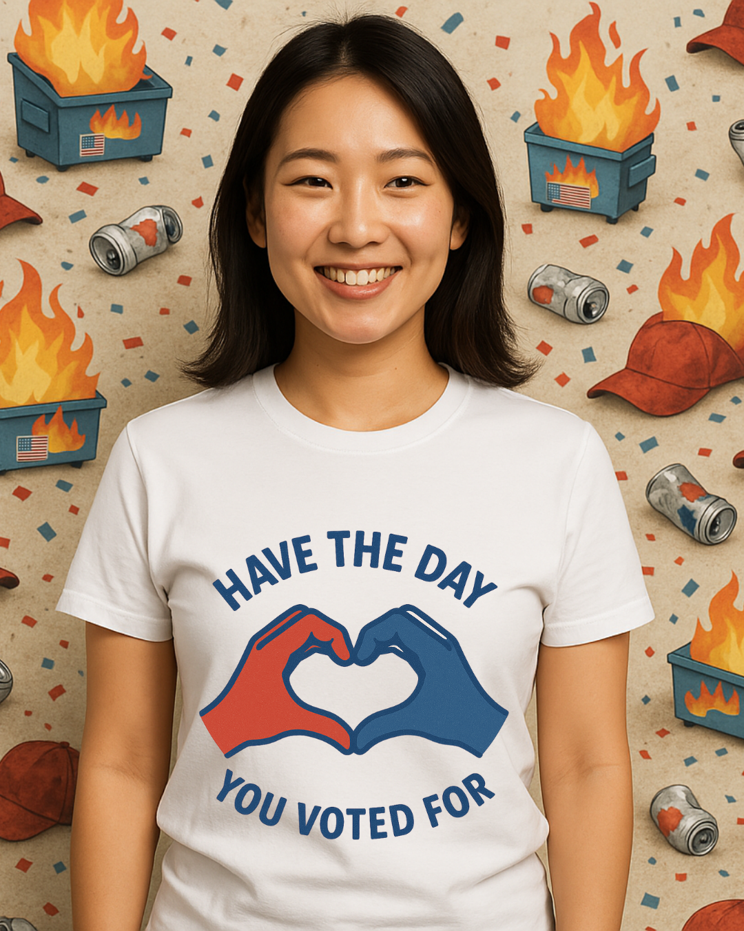 Have The Day You Voted For T-Shirt – Funny Political Graphic Tee | Gildan 64000 Unisex | Sarcastic Election Shirt