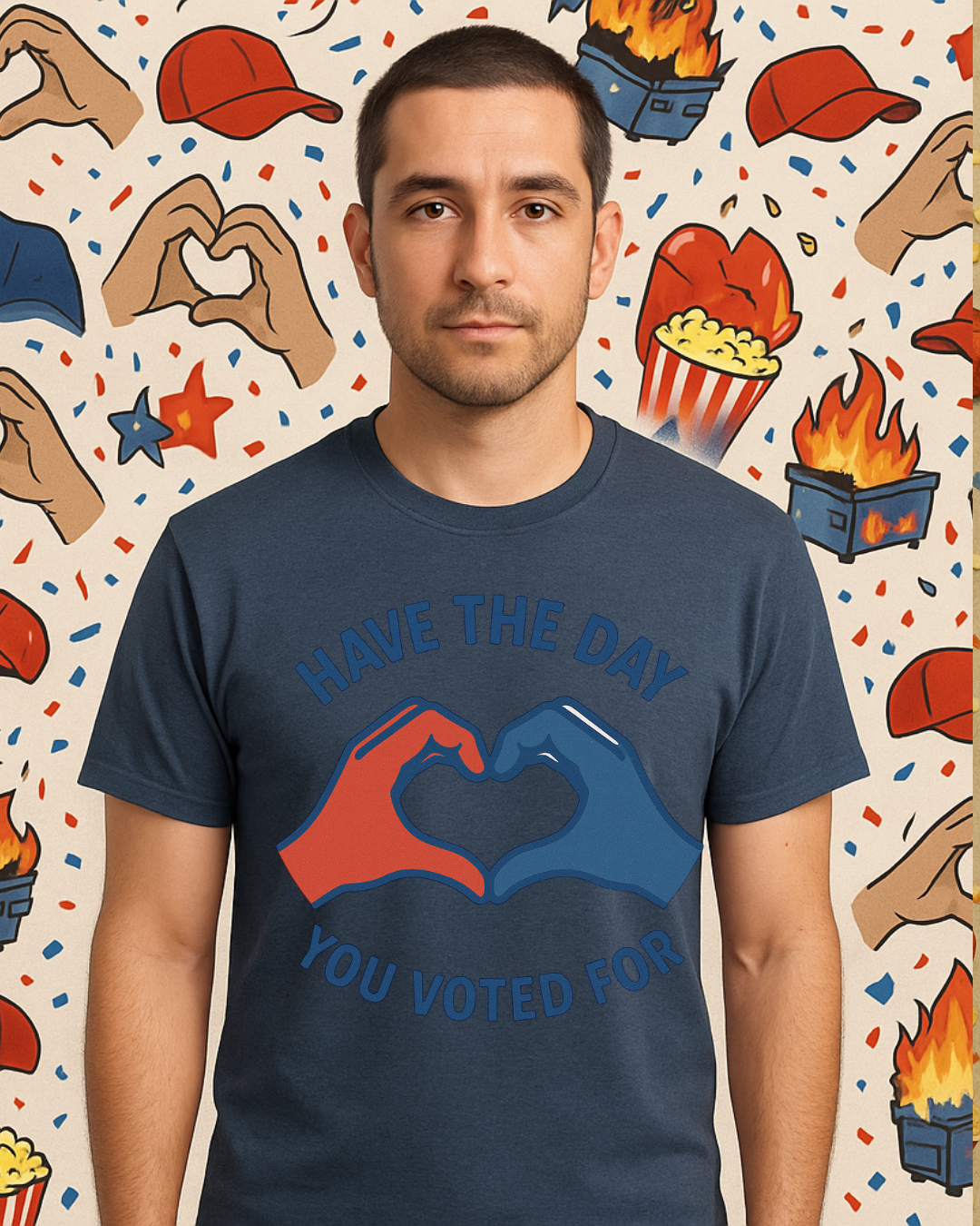 Have The Day You Voted For T-Shirt – Funny Political Graphic Tee | Gildan 64000 Unisex | Sarcastic Election Shirt