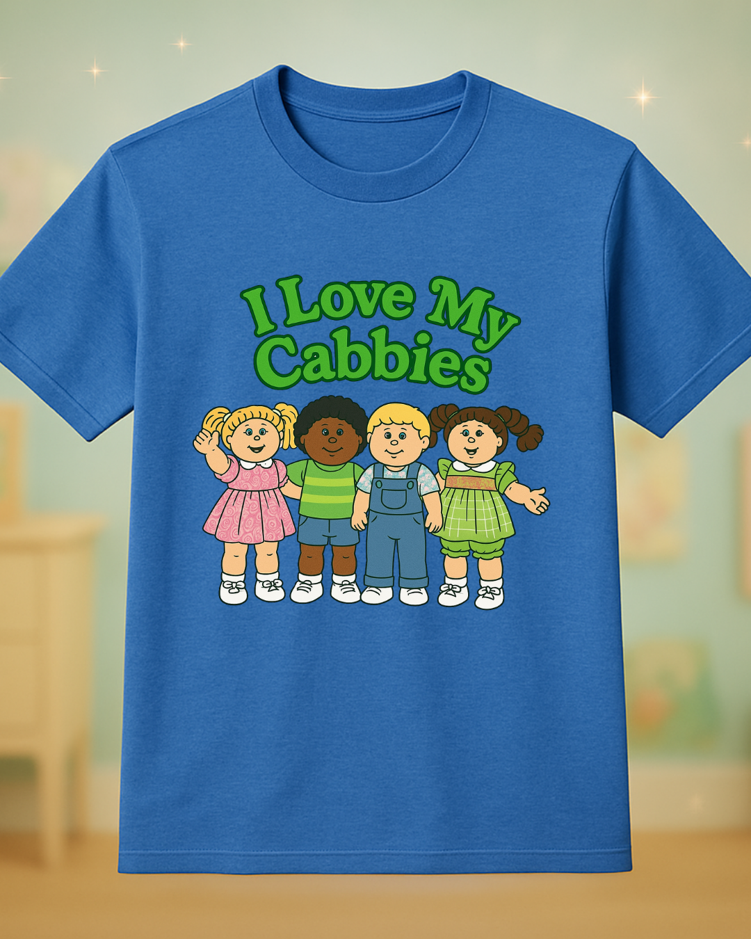 I Love My Cabbies Shirt | Retro 80s Cabbie Tee | Cabbage Patch Inspired Shirt | Cute Nostalgia Tee | Gildan 64000 Unisex Shirt | Collector Gift
