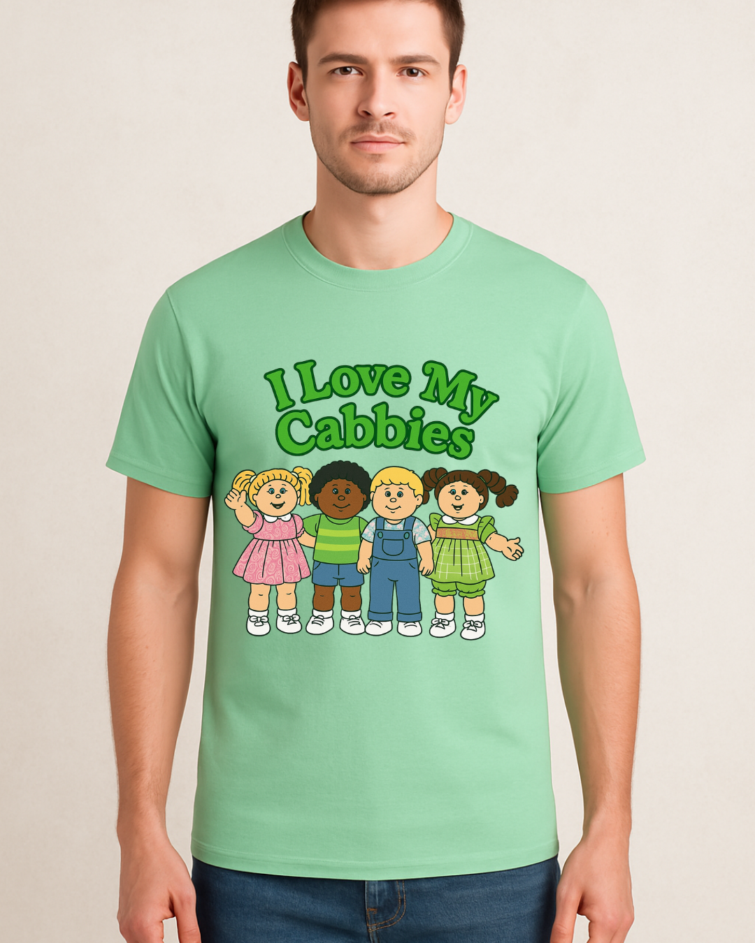 I Love My Cabbies Shirt | Retro 80s Cabbie Tee | Cabbage Patch Inspired Shirt | Cute Nostalgia Tee | Gildan 64000 Unisex Shirt | Collector Gift