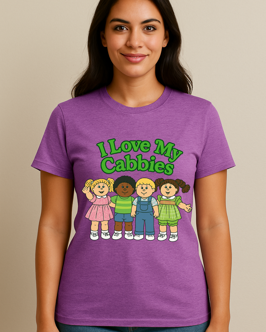 I Love My Cabbies Shirt | Retro 80s Cabbie Tee | Cabbage Patch Inspired Shirt | Cute Nostalgia Tee | Gildan 64000 Unisex Shirt | Collector Gift