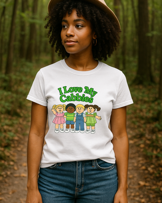 I Love My Cabbies Shirt | Retro 80s Cabbie Tee | Cabbage Patch Inspired Shirt | Cute Nostalgia Tee | Gildan 64000 Unisex Shirt | Collector Gift