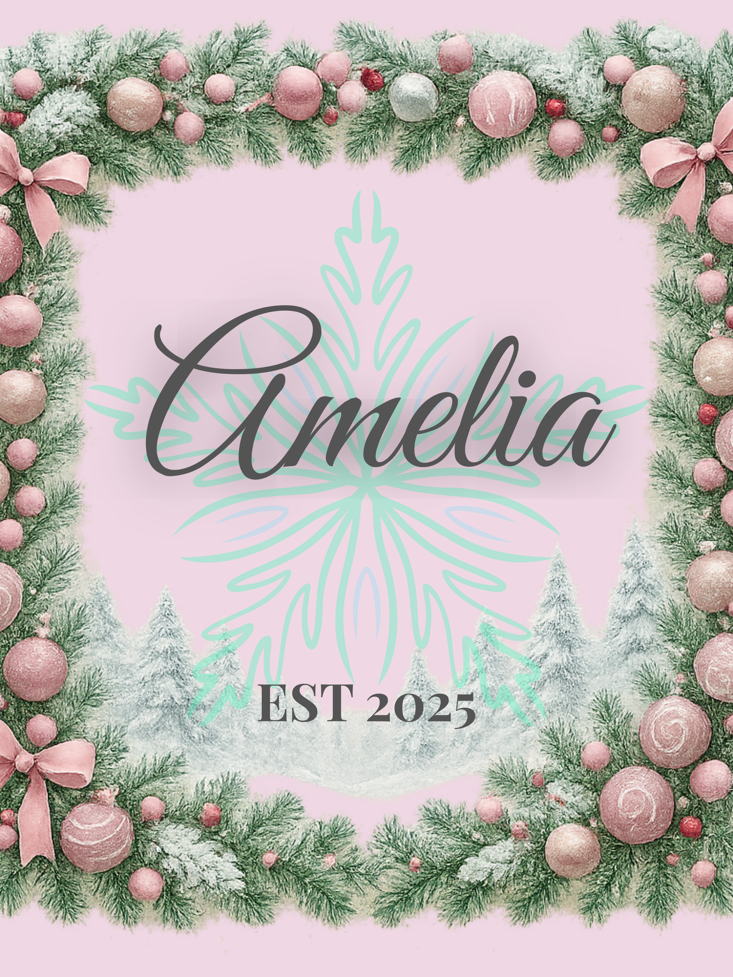 Personalized Christmas Blanket | Custom Family Name | Cozy Holiday Throw | Velveteen Plush Blanket
