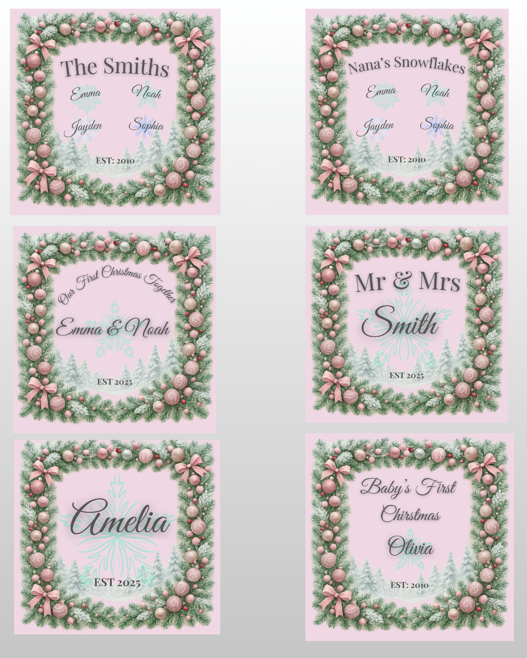 Personalized Christmas Blanket | Custom Family Name | Cozy Holiday Throw | Velveteen Plush Blanket