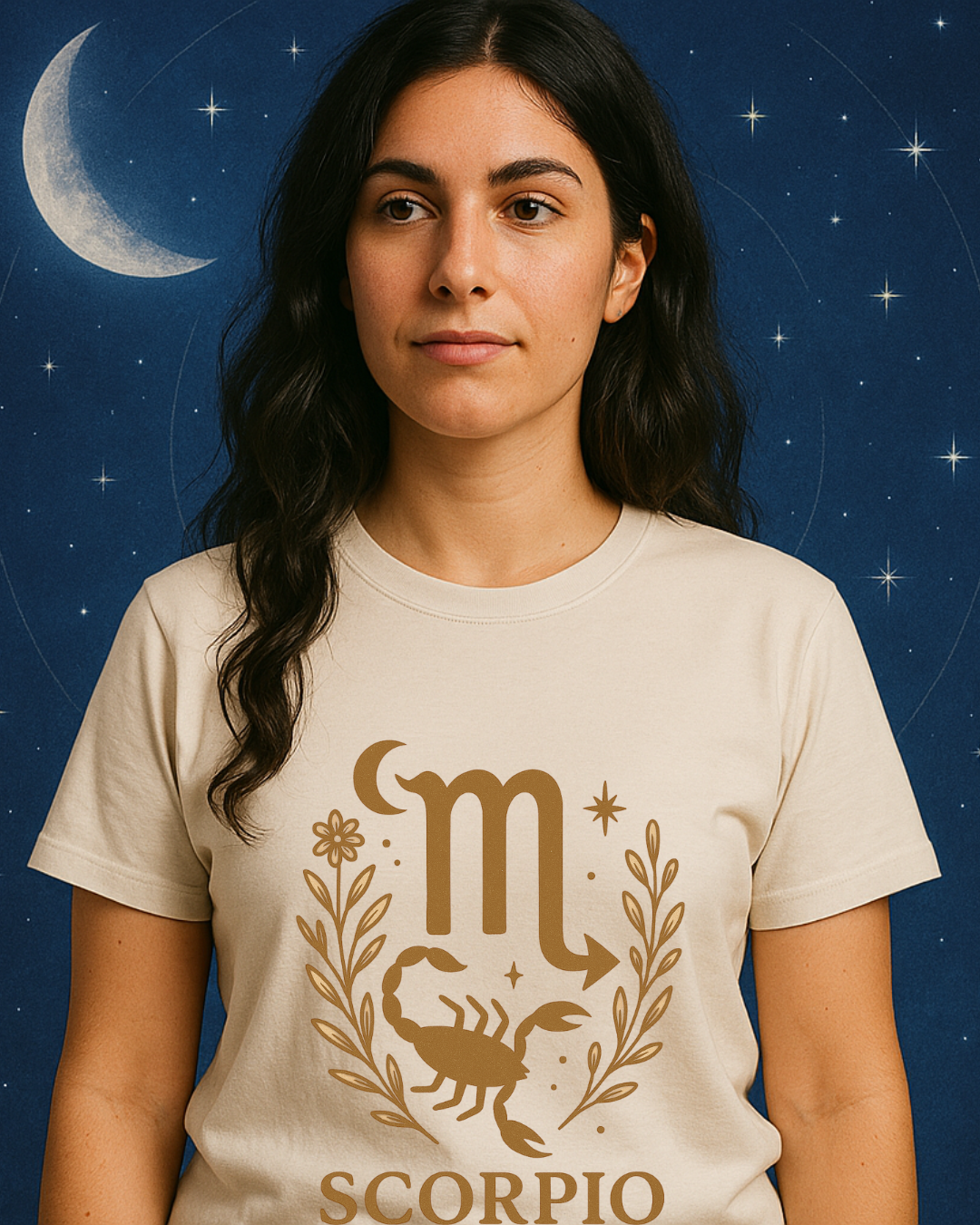 Scorpio Zodiac Graphic Tee | Black Gildan 64000 Unisex T-Shirt