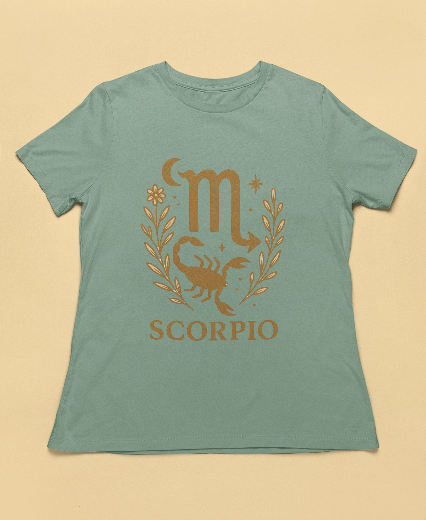 Scorpio Zodiac Graphic Tee | Black Gildan 64000 Unisex T-Shirt