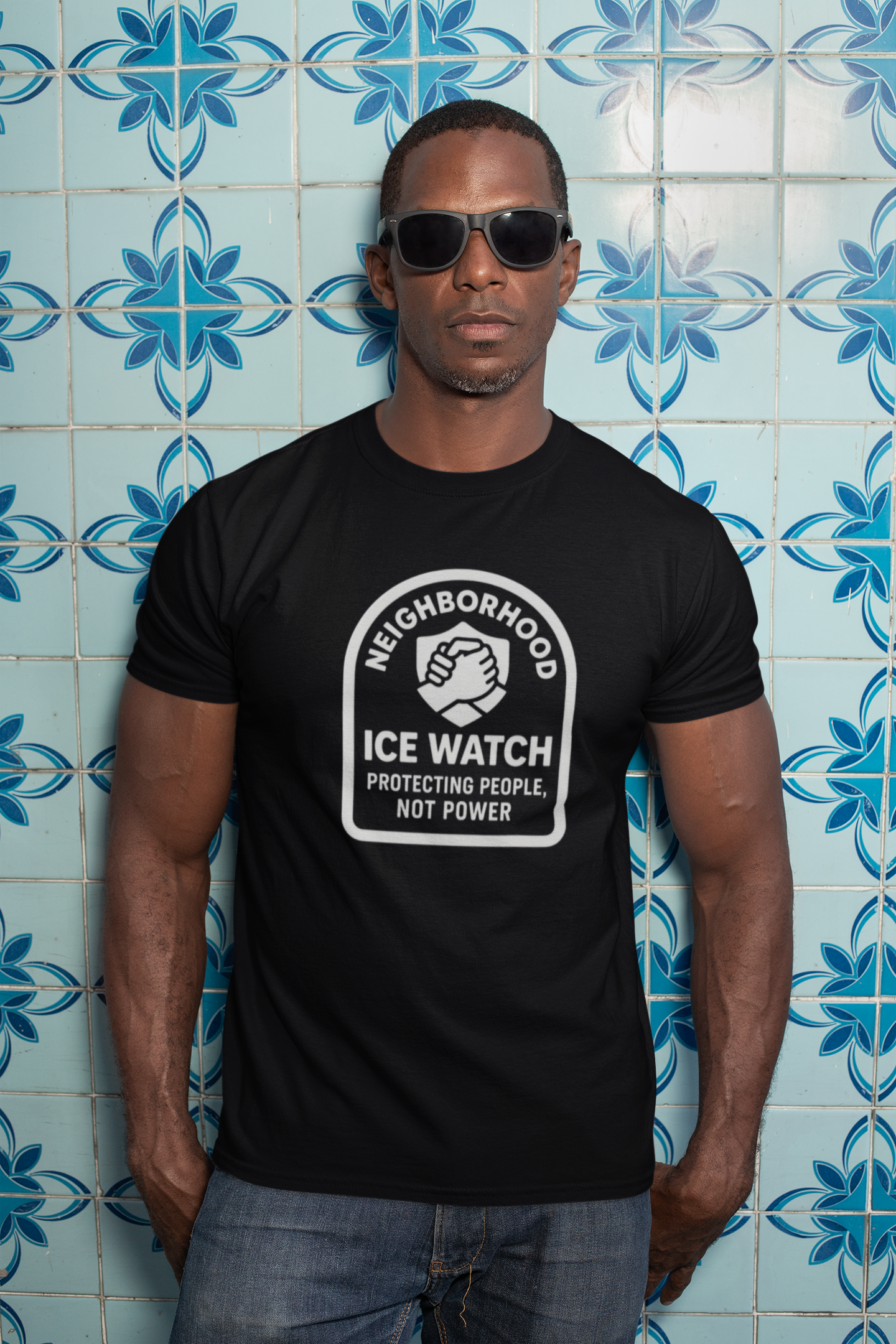 Neighborhood ICE Watch Tee – Protecting People, Not Power