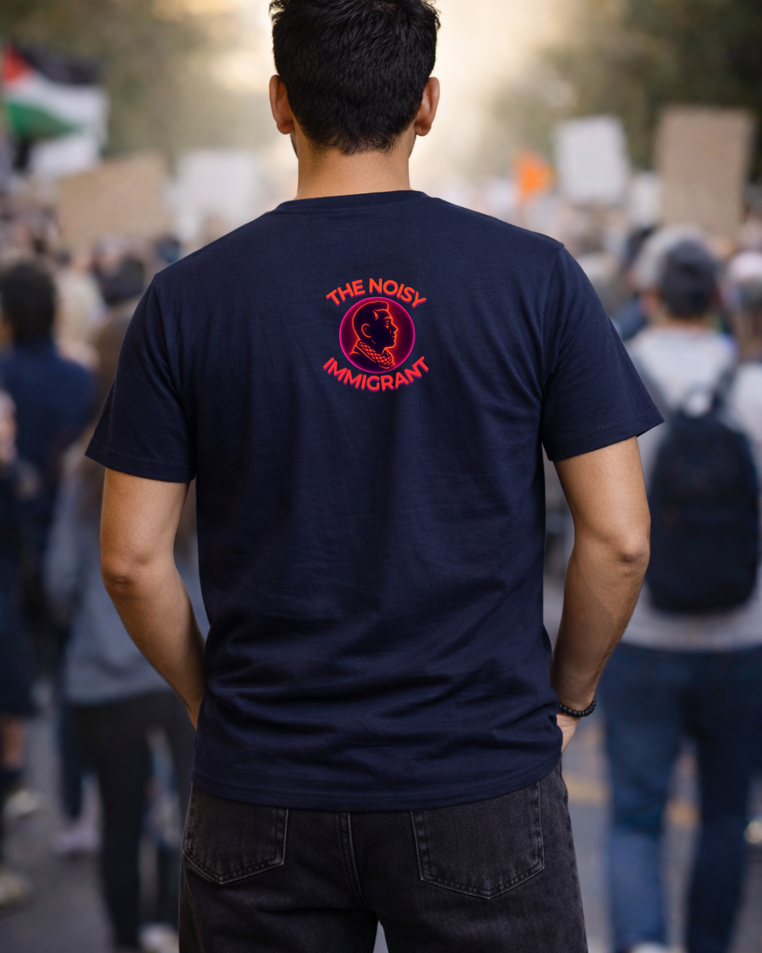 Globalize the Enchilada Shirt (Gildan 64000 Softstyle Tee) | Noisy Immigrants Collection | Donation Supported