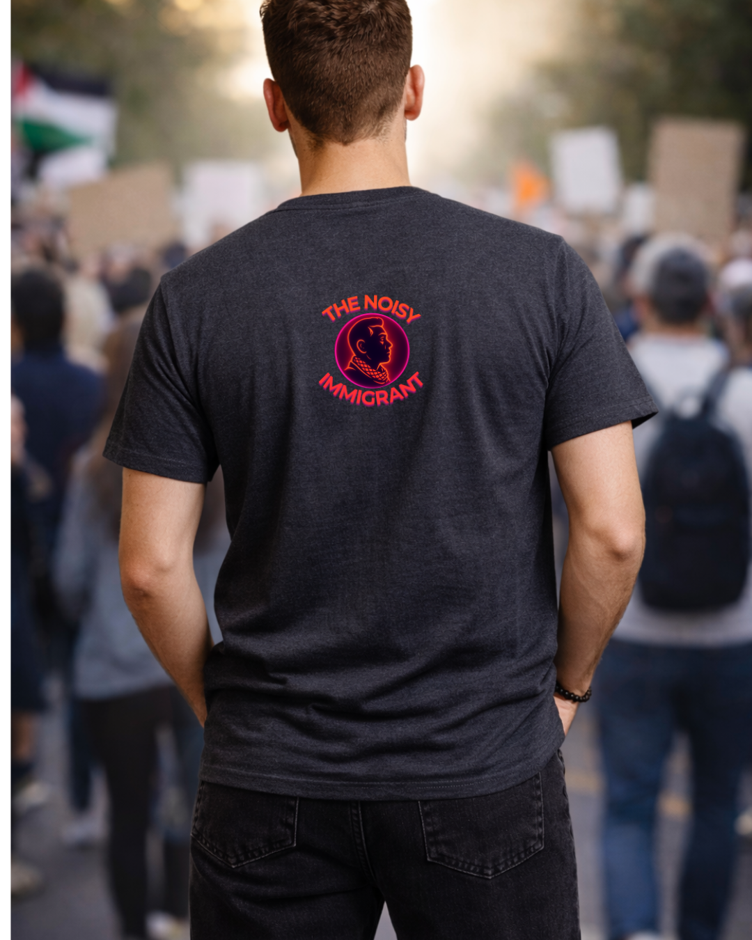 Globalize the Enchilada Shirt (Gildan 64000 Softstyle Tee) | Noisy Immigrants Collection | Donation Supported