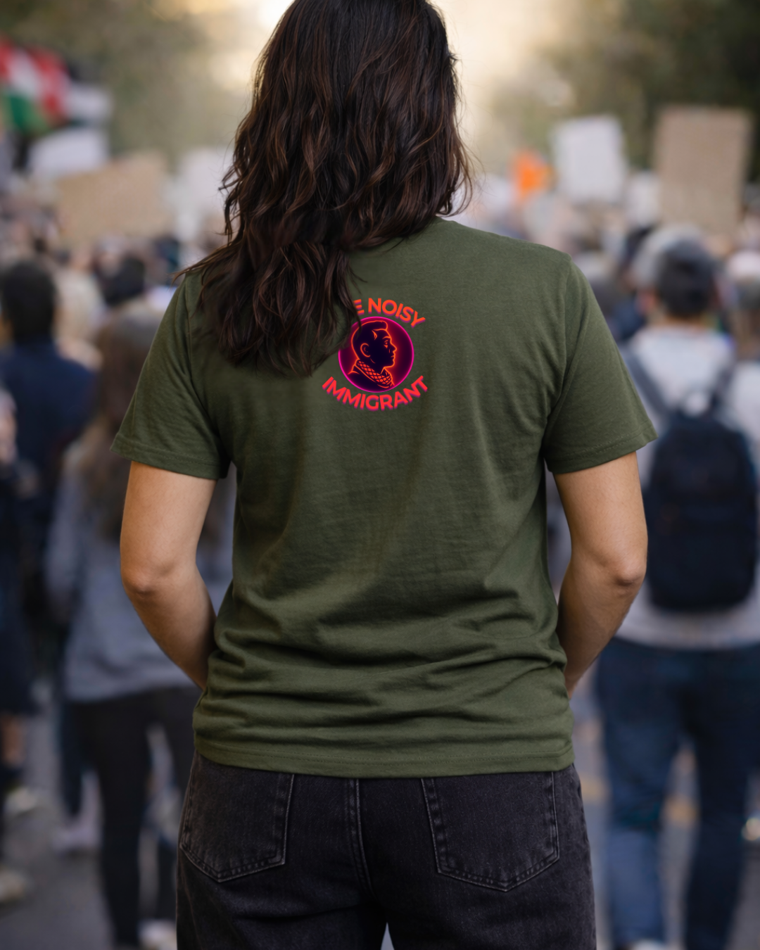 Globalize the Enchilada Shirt (Gildan 64000 Softstyle Tee) | Noisy Immigrants Collection | Donation Supported