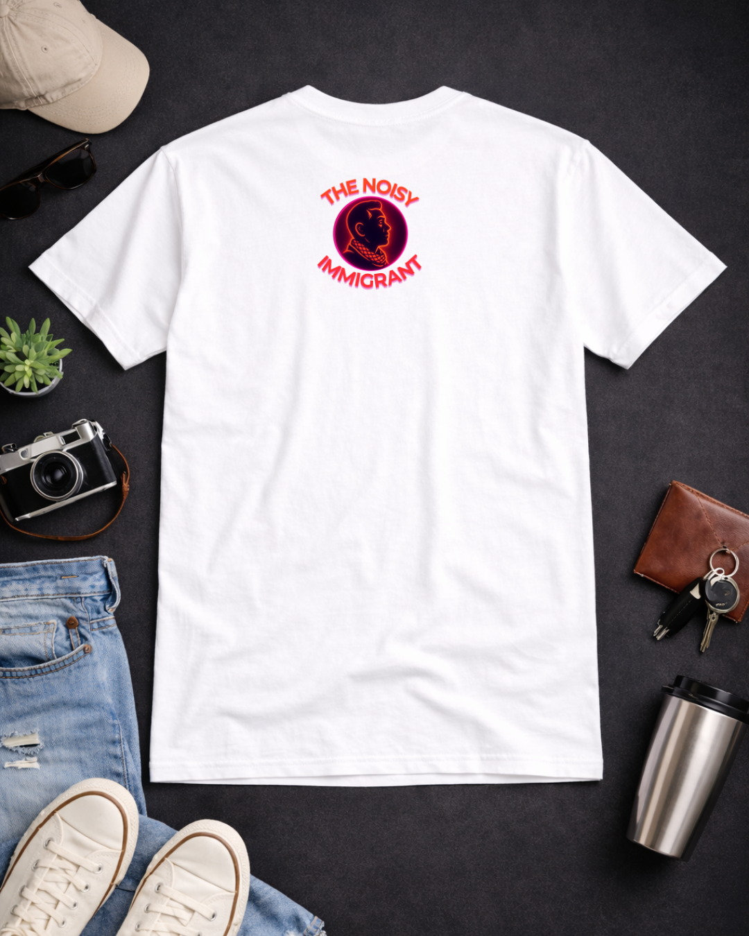 Globalize the Enchilada Shirt (Gildan 64000 Softstyle Tee) | Noisy Immigrants Collection | 20% Donated