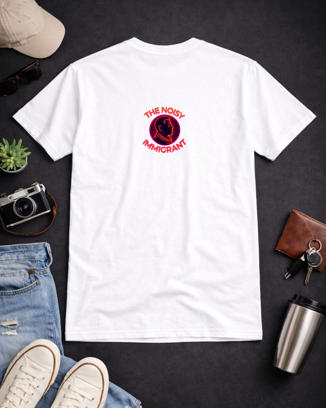 Globalize the Enchilada T-Shirt | Noisy Immigrant | Gildan 6400