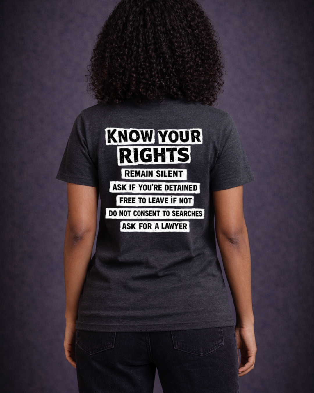 F🧊CK ICE – Know Your Rights Protest T-Shirt | Front & Back Statement Tee