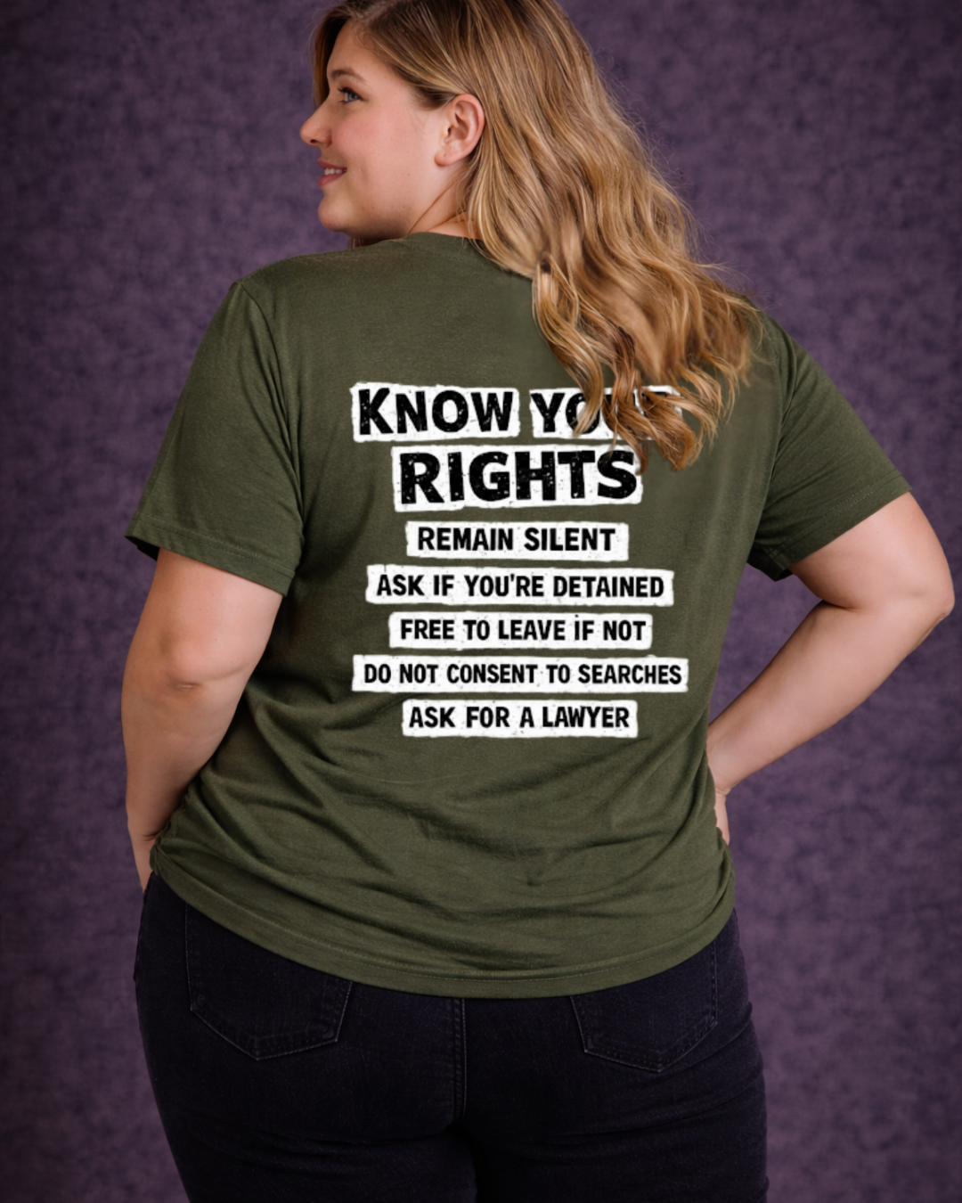 F🧊CK ICE – Know Your Rights Protest T-Shirt | Front & Back Statement Tee