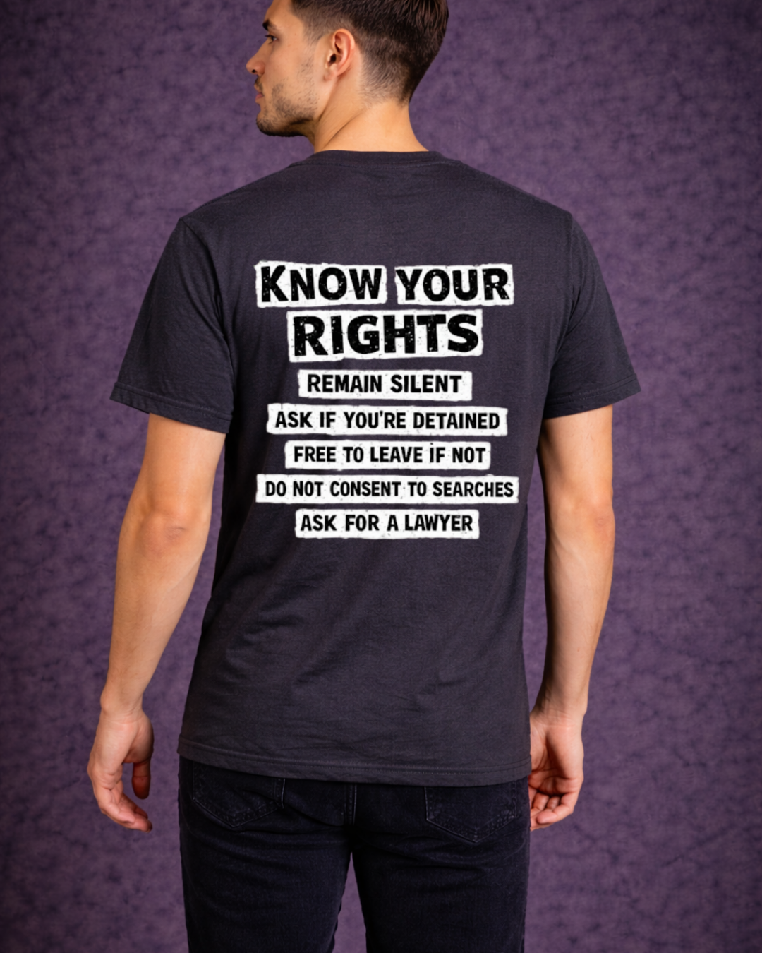 F🧊CK ICE – Know Your Rights Protest T-Shirt | Front & Back Statement Tee