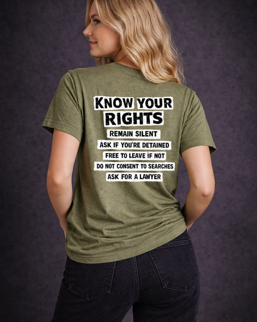 F🧊CK ICE – Know Your Rights Protest T-Shirt | Front & Back Statement Tee