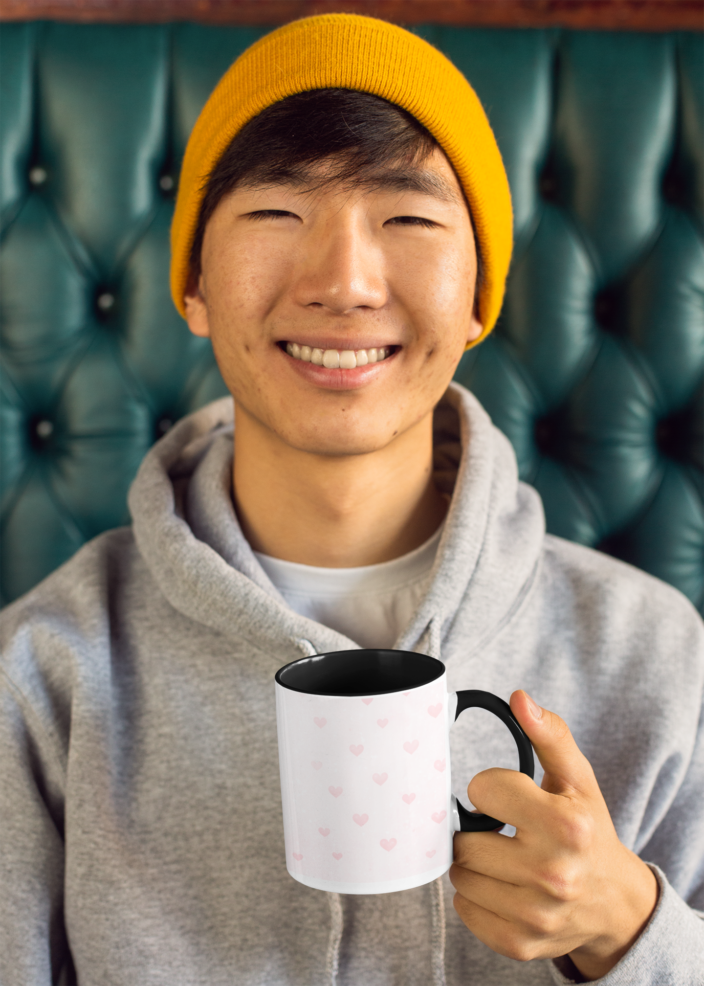 Cabbie Love Valentine Mug – 15 oz Retro Cabbies Couple Coffee Mug – Cute Nostalgia Gift
