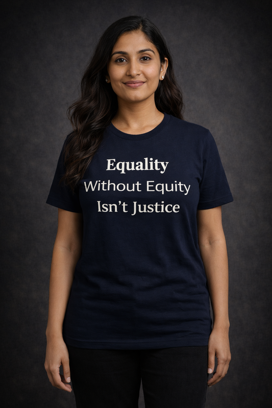 Equality Without Equity Isn’t Justice Shirt – Unisex Social Justice Tee | Gildan 6400 Softstyle