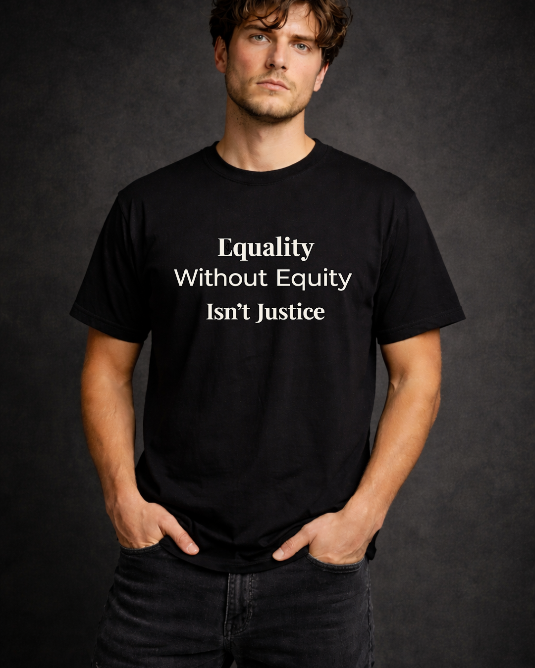 Equality Without Equity Isn’t Justice Shirt – Unisex Social Justice Tee | Gildan 6400 Softstyle