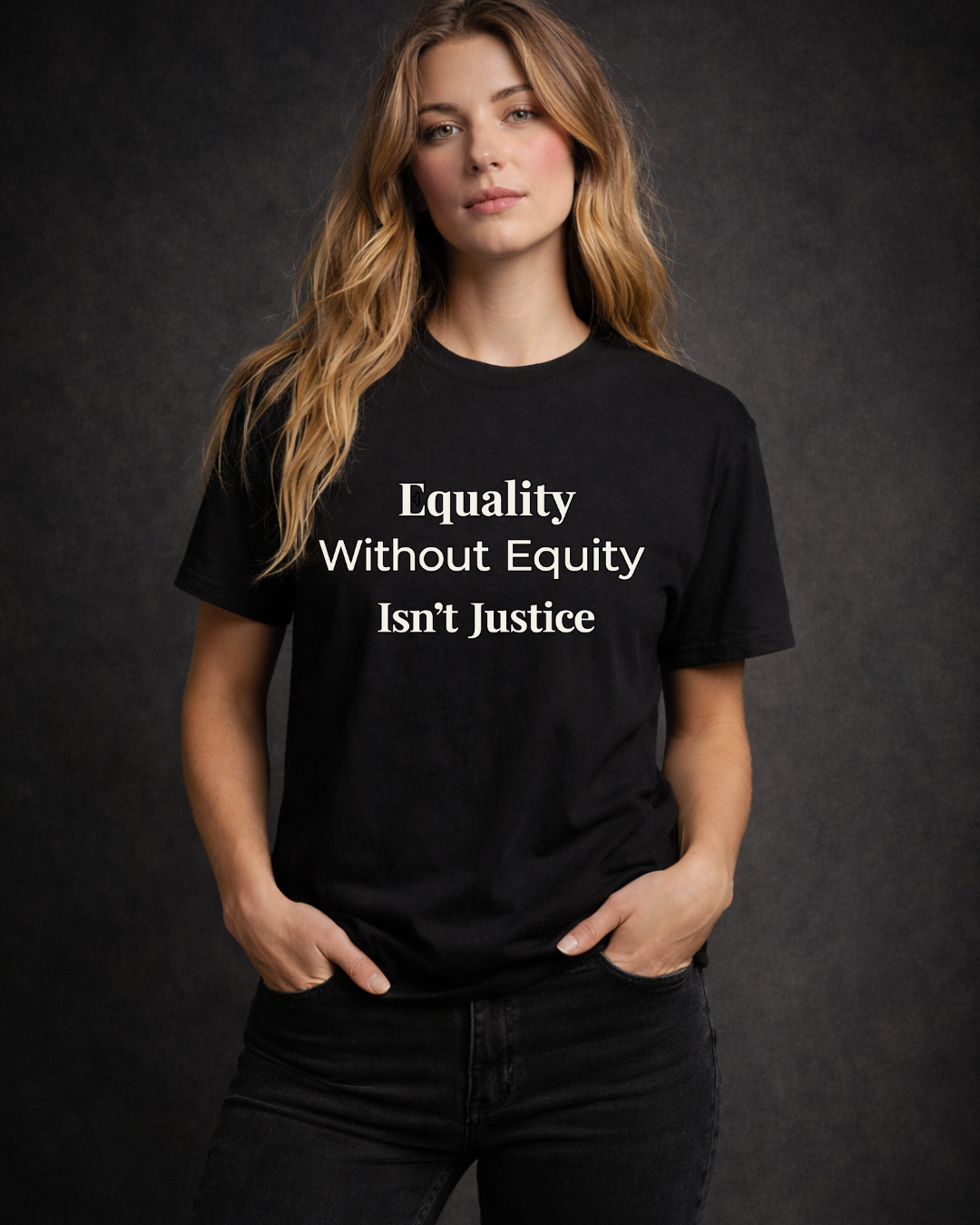 Equality Without Equity Isn’t Justice Shirt – Unisex Social Justice Tee | Gildan 6400 Softstyle
